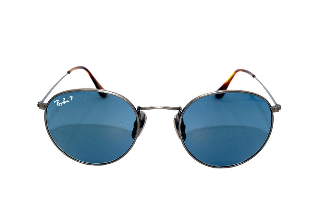 Ray-Ban Sonnenbrille RAY BAN Sonnenbrille Sunglasses RB 8247 9208T0 Titanium Polarized