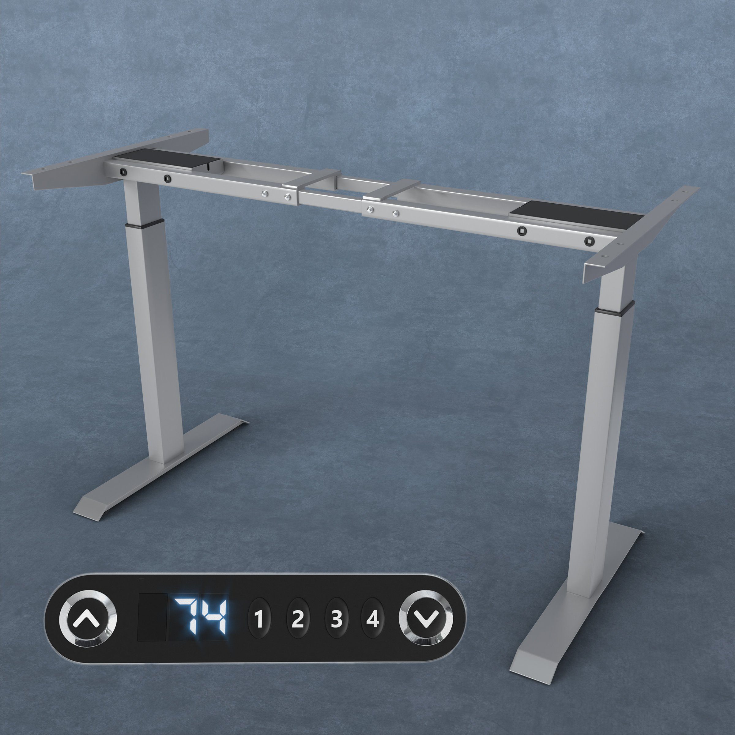 VESKA Schreibtisch Rahmen Höhenverstellbar mit Dual Motor Tischgestell (Ele günstig online kaufen
