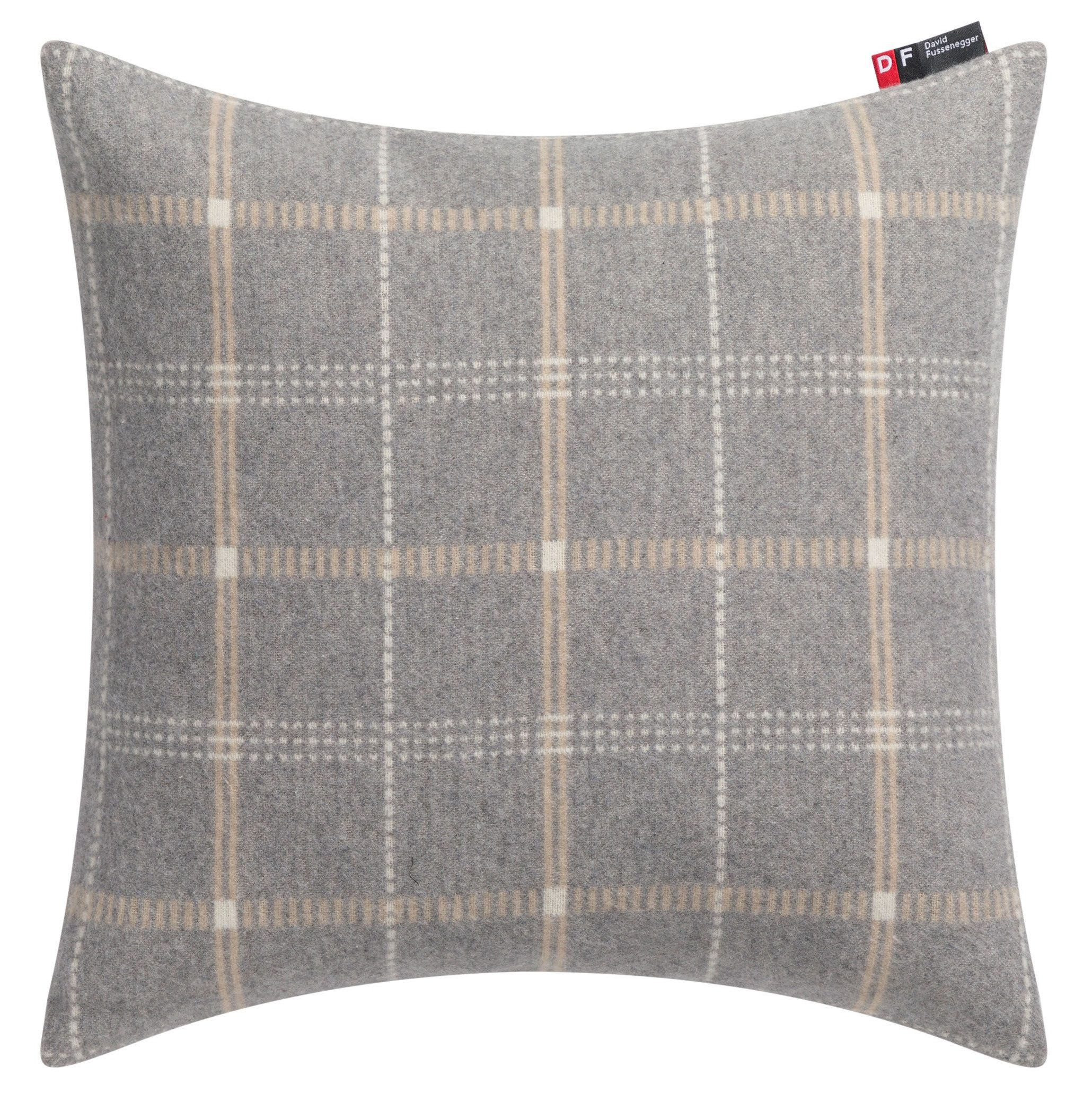 DAVID FUSSENEGGER Kissenhülle Silvretta 'Karo' 40 x 40 cm günstig online kaufen