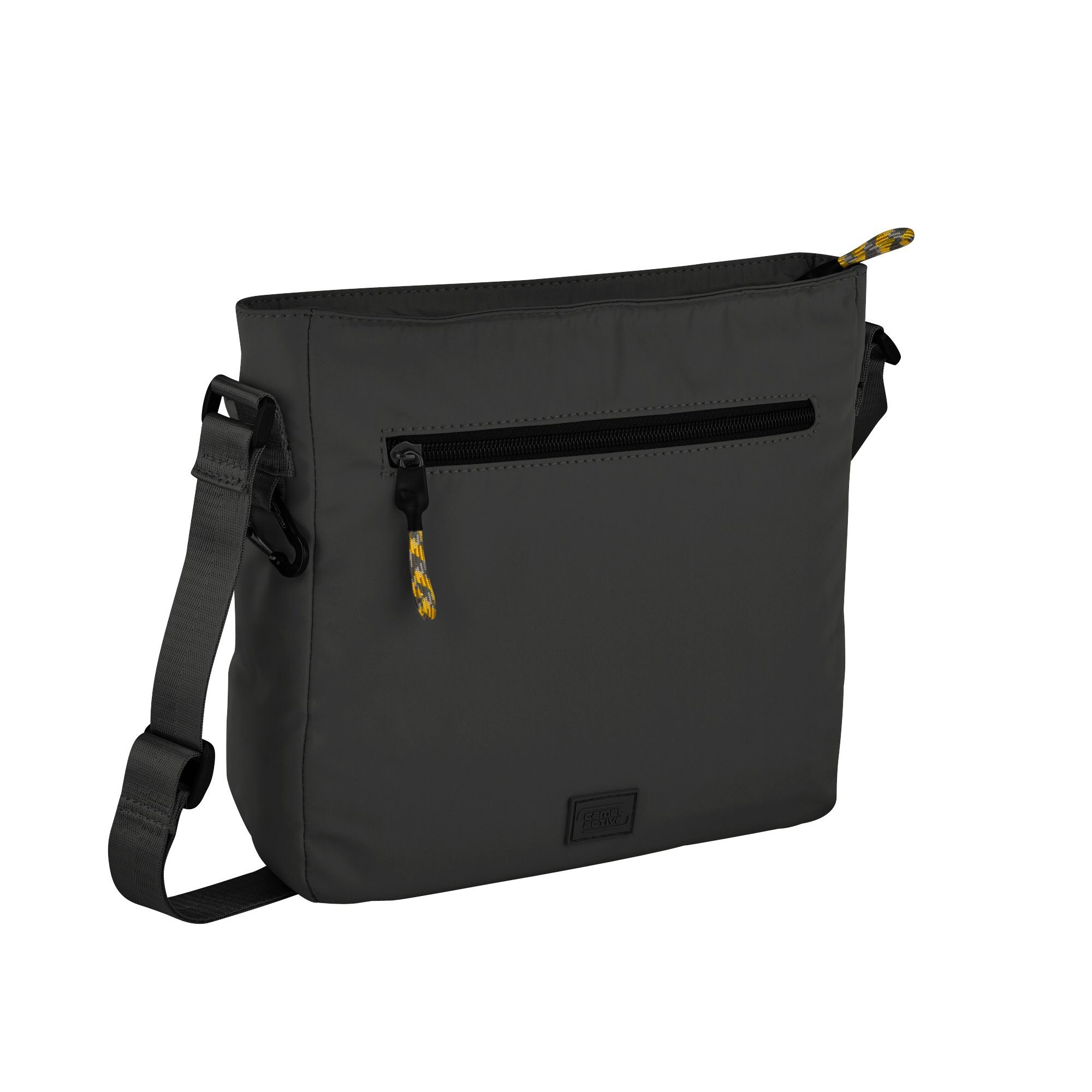 camel active Umhängetasche Terra, aus recyceltem Nylon und voluminös aufgesetzten Taschen