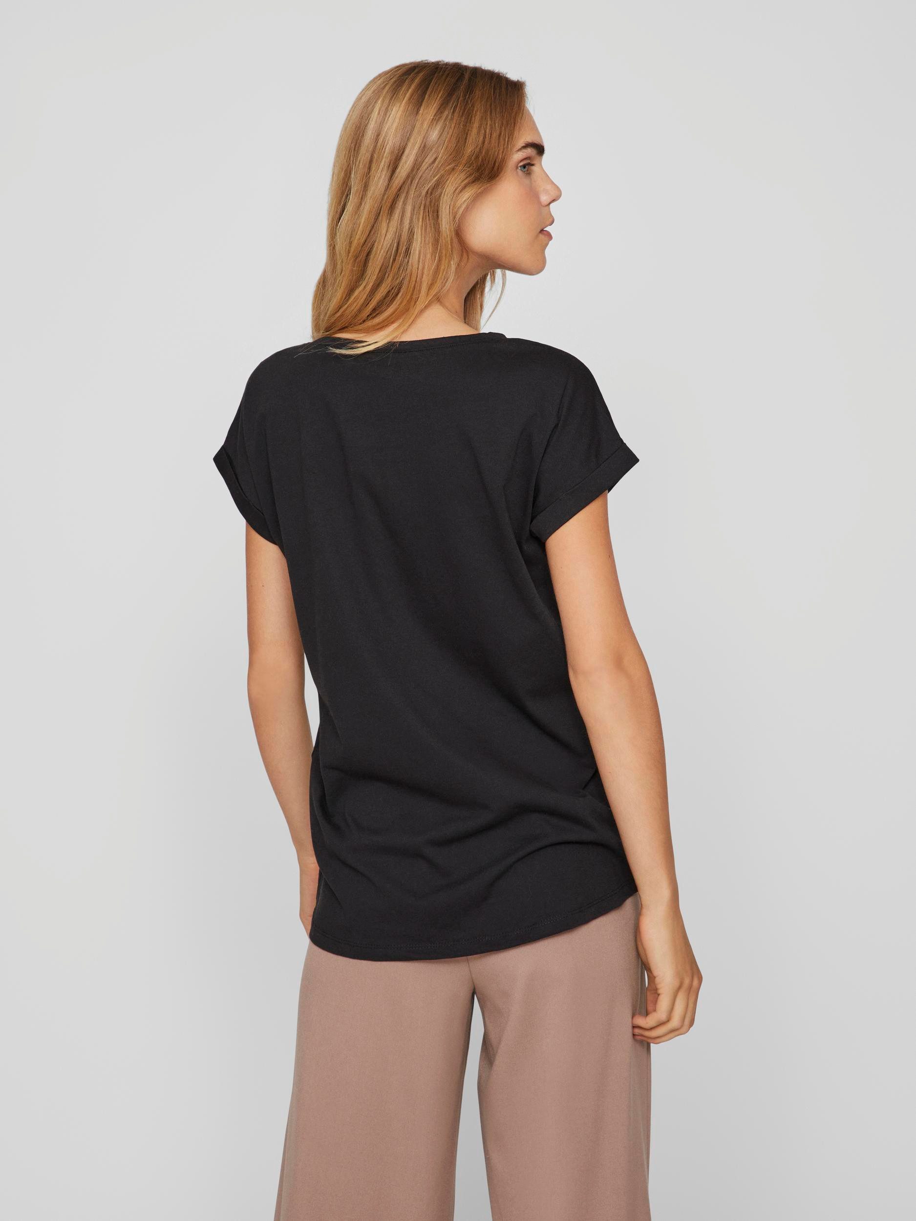 Vila Rundhalsshirt VIDREAMERS NEW PURE T-SHIRT/SU-NOOS günstig online kaufen