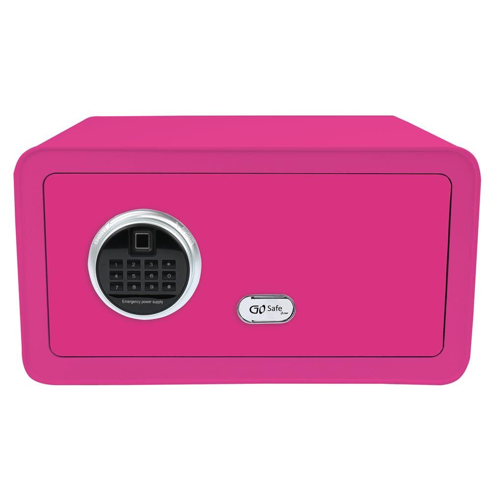 Olympia Tresor GOsafe 210FP Fingerabdruck-Funktion-Safe 28 L, Erschütterungsalarm, LED-Innenlicht, Sound an/aus, 3 Metallbolzen