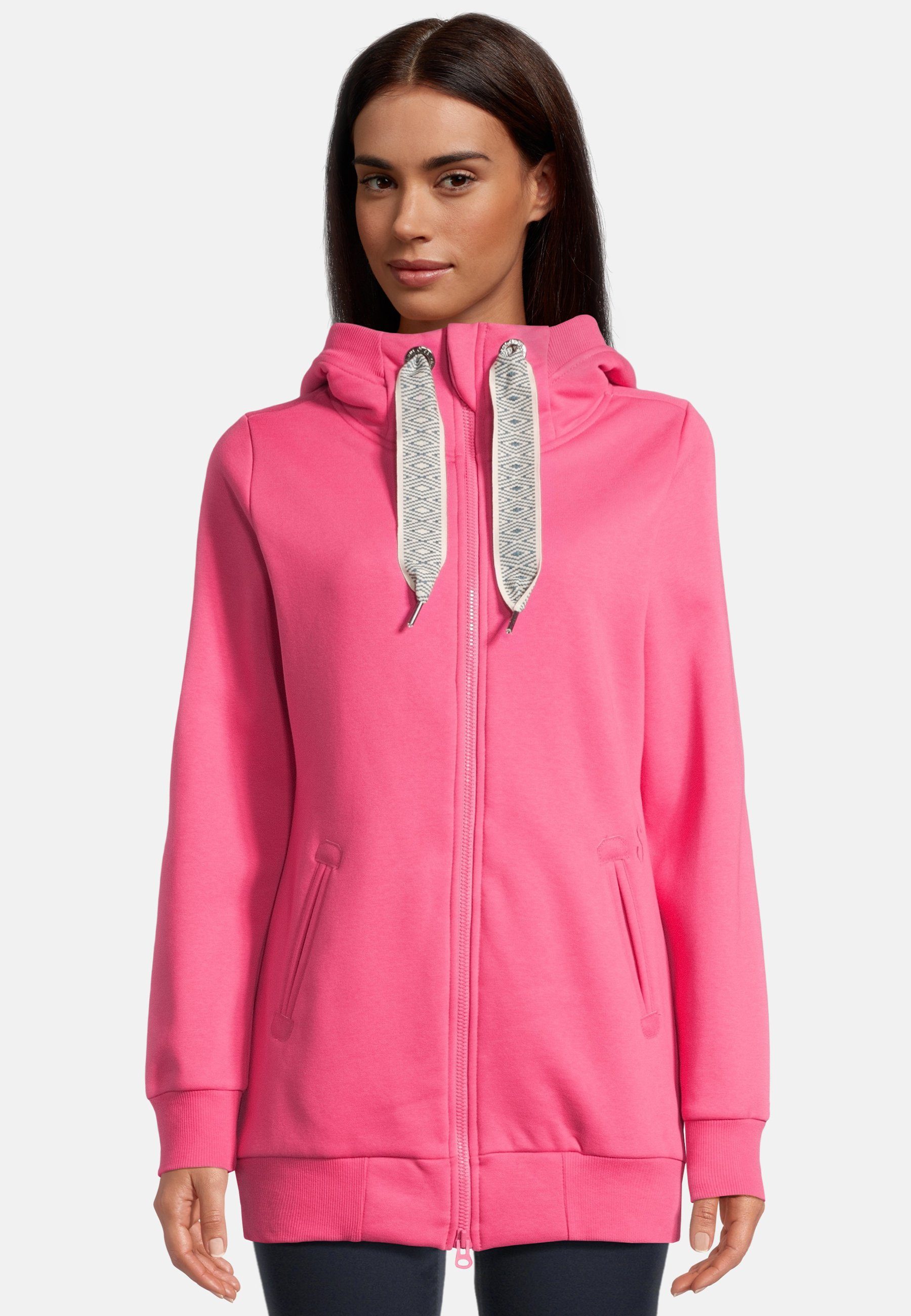 salzhaut Sweatjacke Nordörp Pink