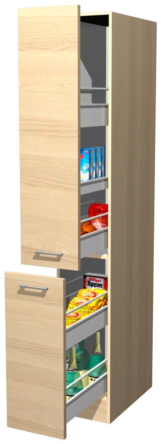 Flex-Well Apothekerschrank Portland Ablagen 5 T) x x x 200 cm, mit 30 (B 57 H x