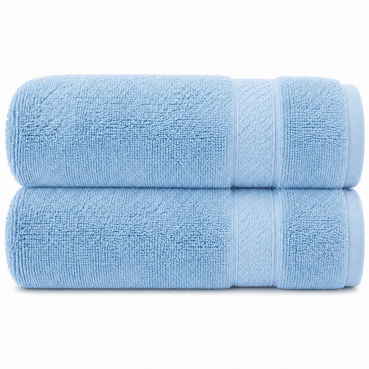 Komfortec Badetücher 70x140 cm, 100% Baumwolle, 470 g/m², Frottee (2-St), Handtücher 70x140 cm Set, Weich