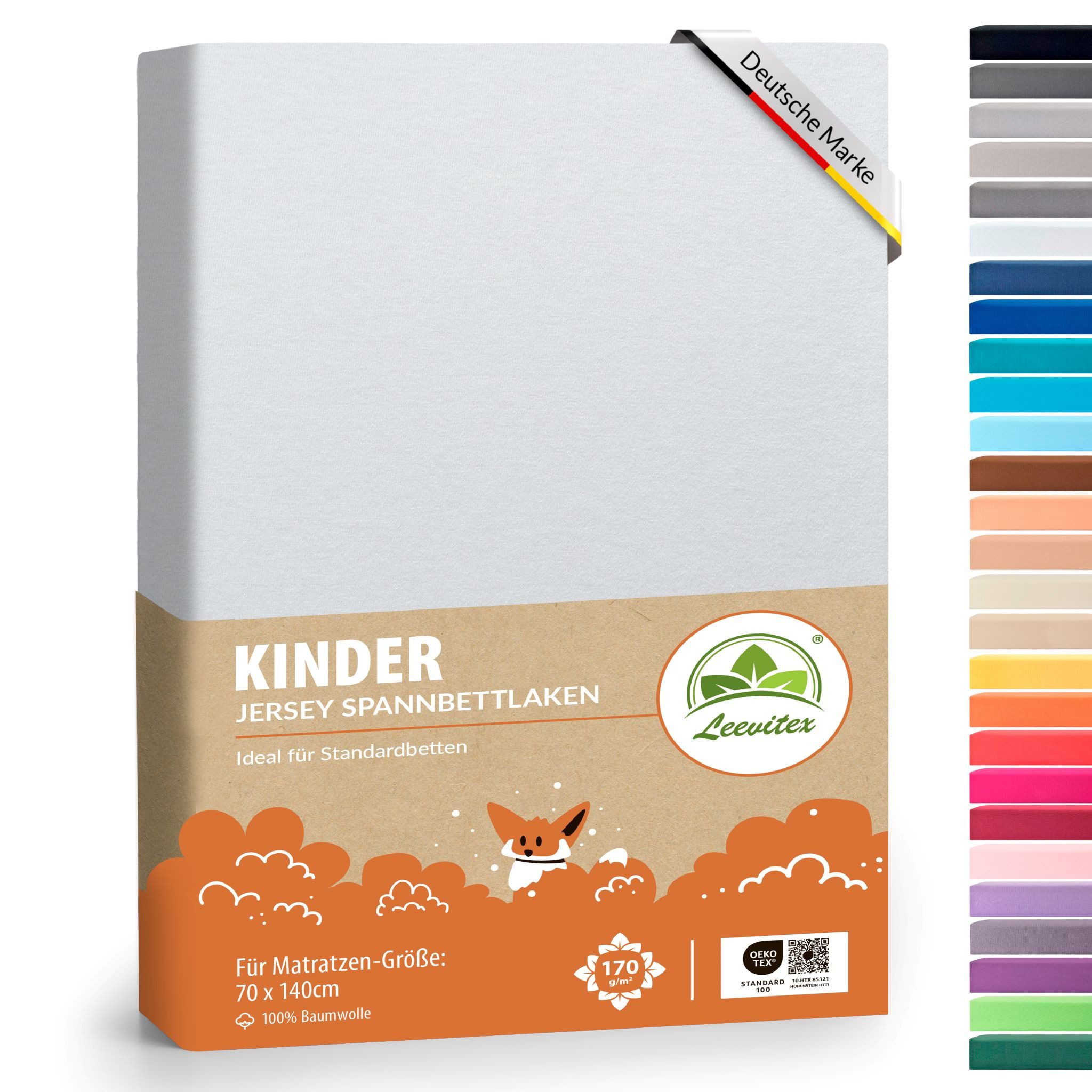 Spannbettlaken Spannbettlaken Kinder Spannbettlaken Premium 170 g/m²
