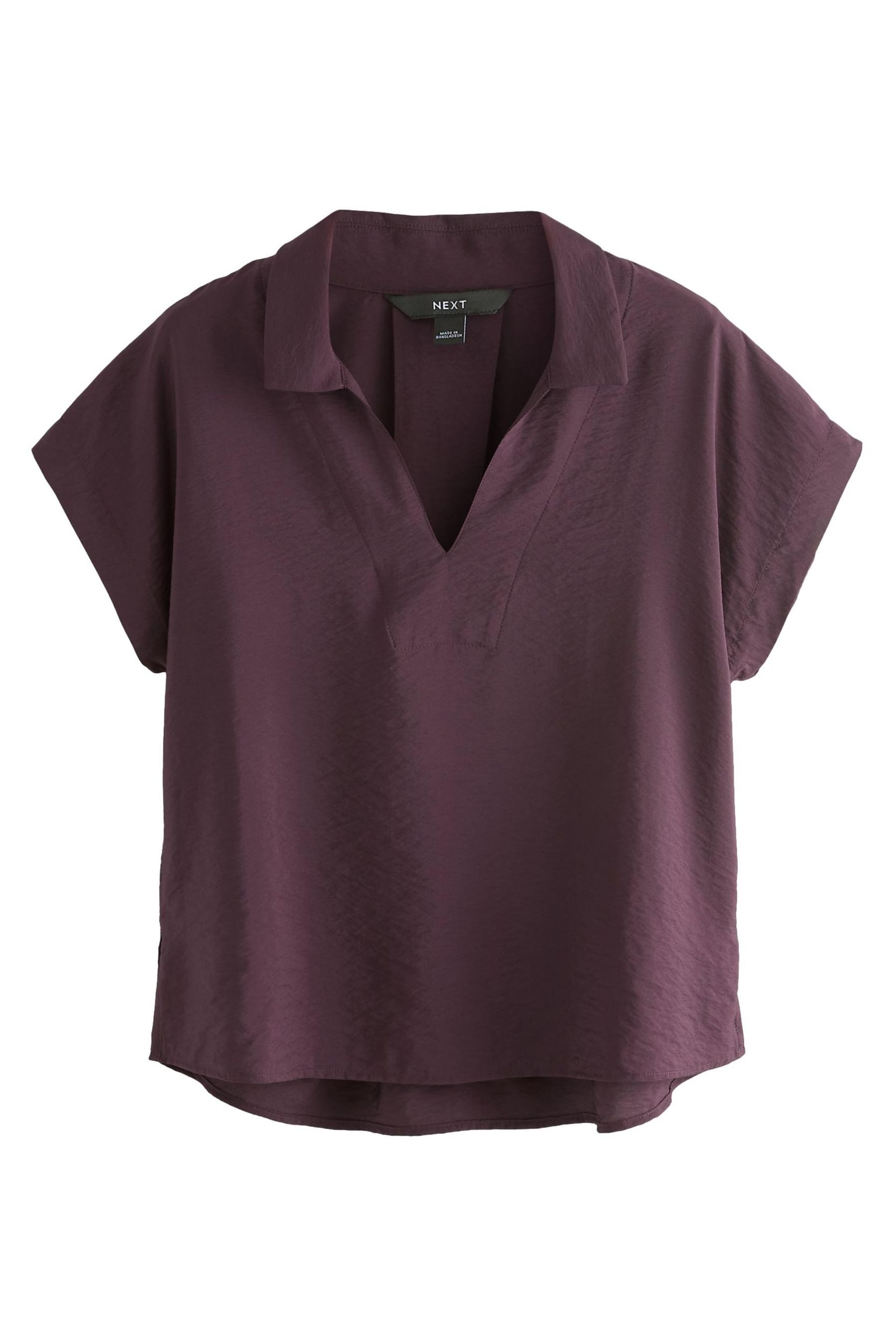Next Blusenshirt Relaxed Fit Kurzarmtop mit günstig online kaufen