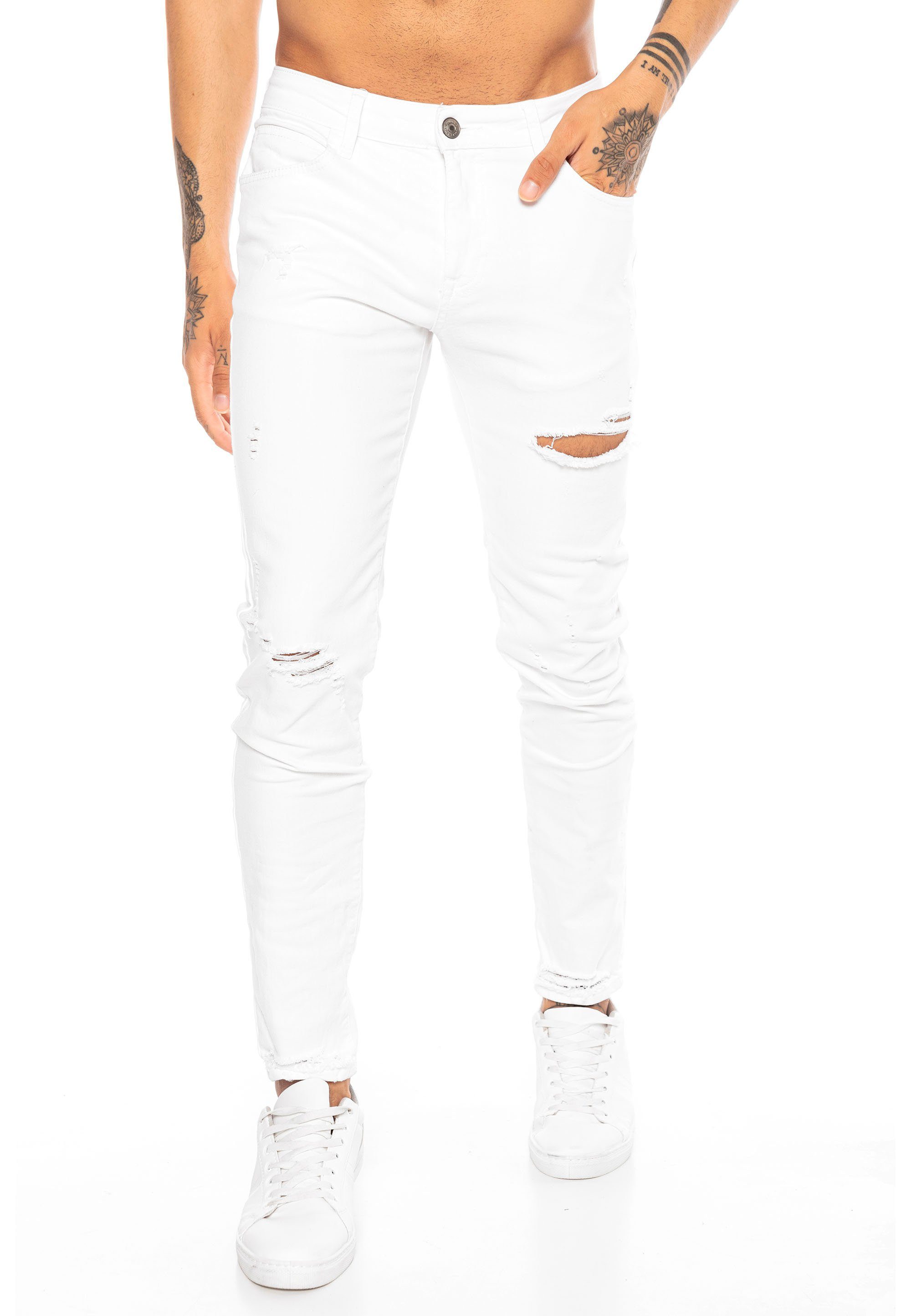 RedBridge Slim-fit-Jeans El Slim-Fit Style trendigem Monte In