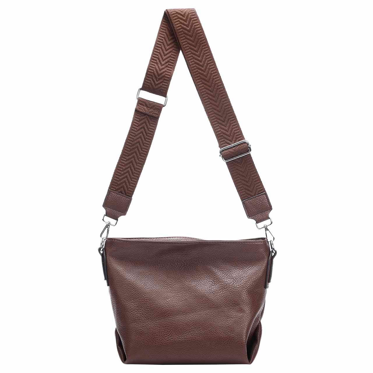 ITALYSHOP24 Schultertasche Damen Tasche Shopper CrossBody Brusttasche Umhän günstig online kaufen