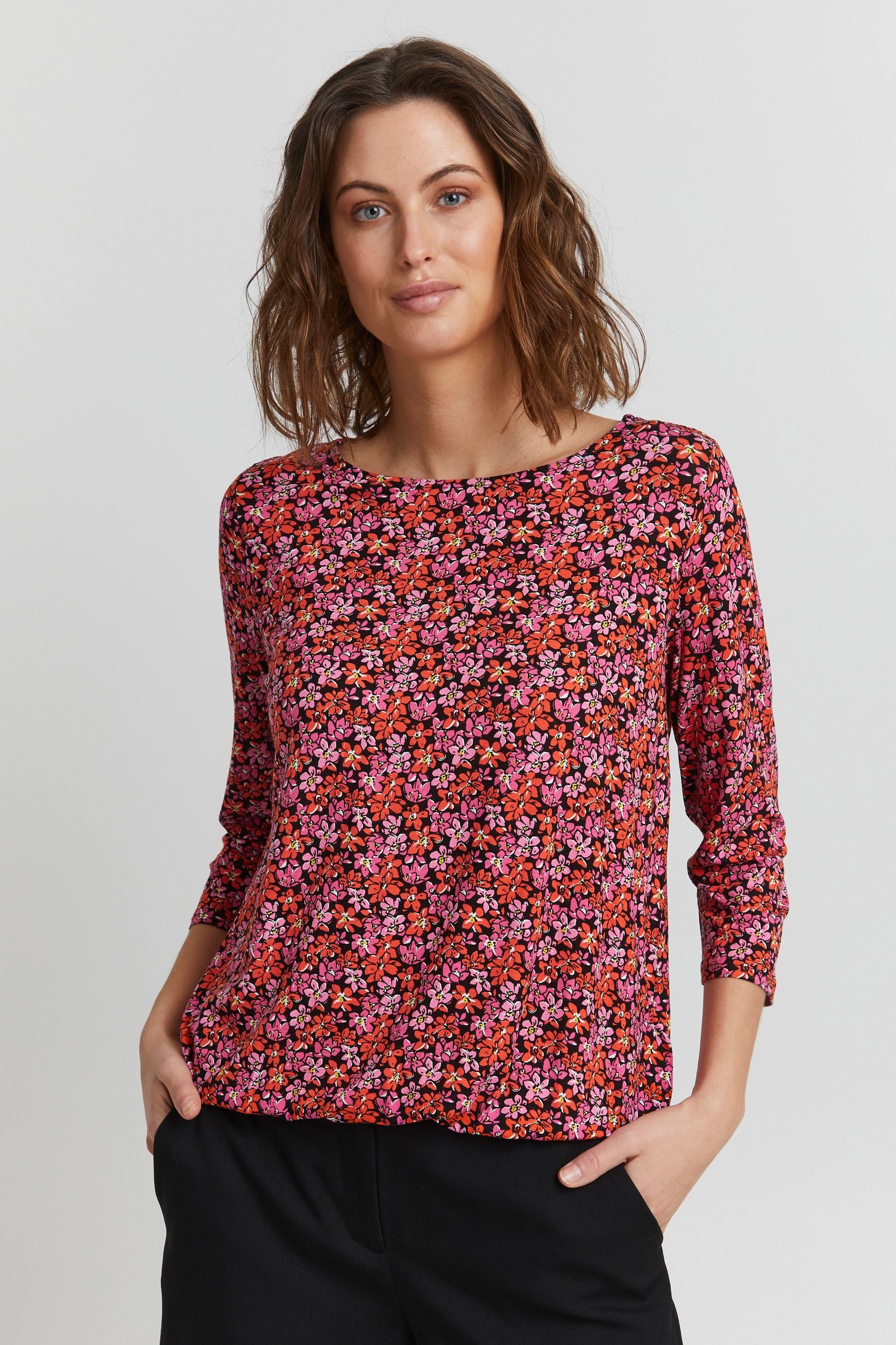 fransa Blusenshirt Fransa FRFEDOT 4 T-Shirt - 20610507 Rose of Sharon mix