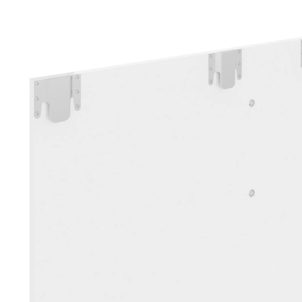 cm), 3008161, (LxBxH: möbelando TV-Wand 135x23,5x90 in Hochglanz-Weiß