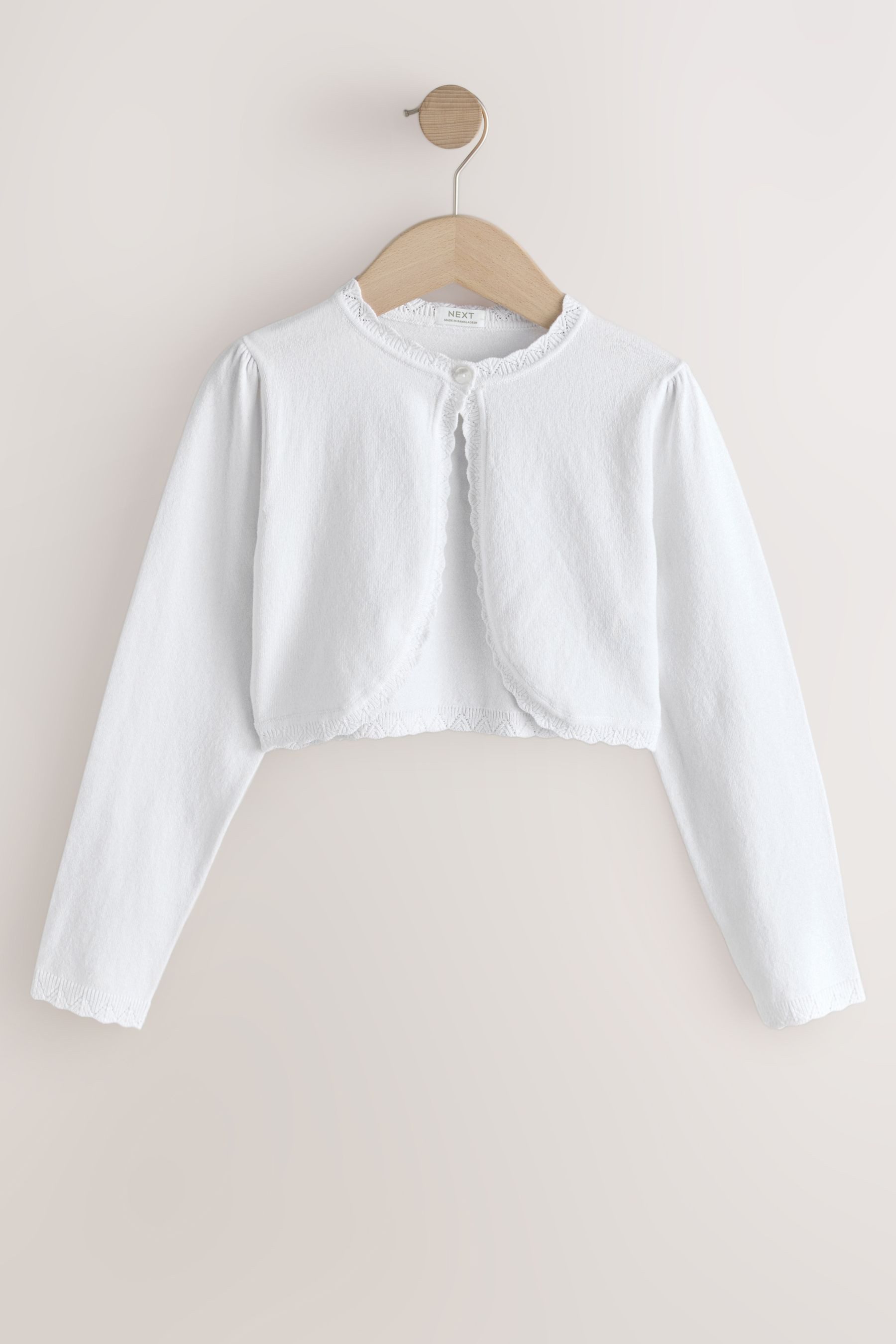 Next Strickjacke Kurze Strickjacke für besondere Anlässe (1-tlg)