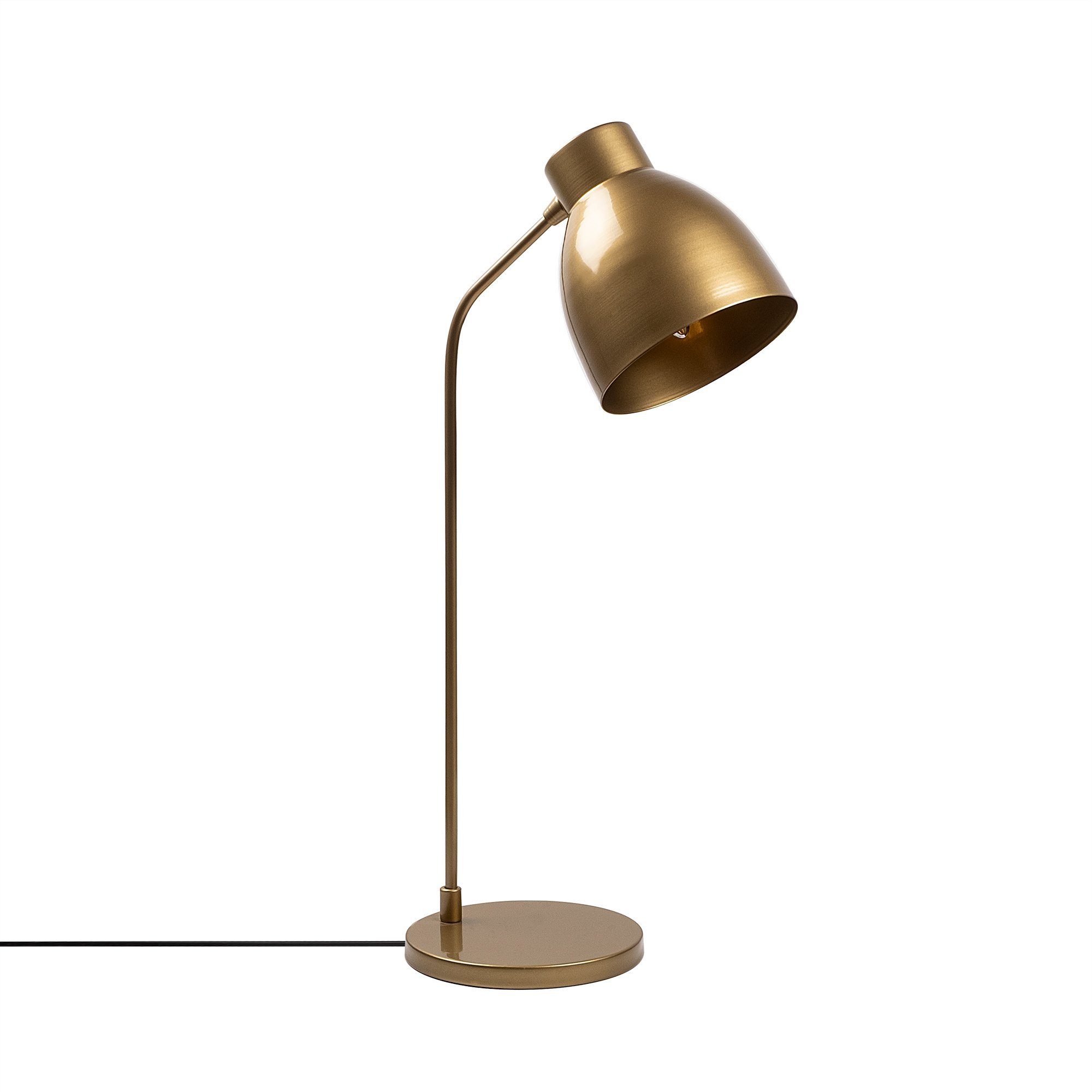 Opviq Schreibtischlampe Murek FLG, x 60 18 Gold, cm, x Metallkörper 29