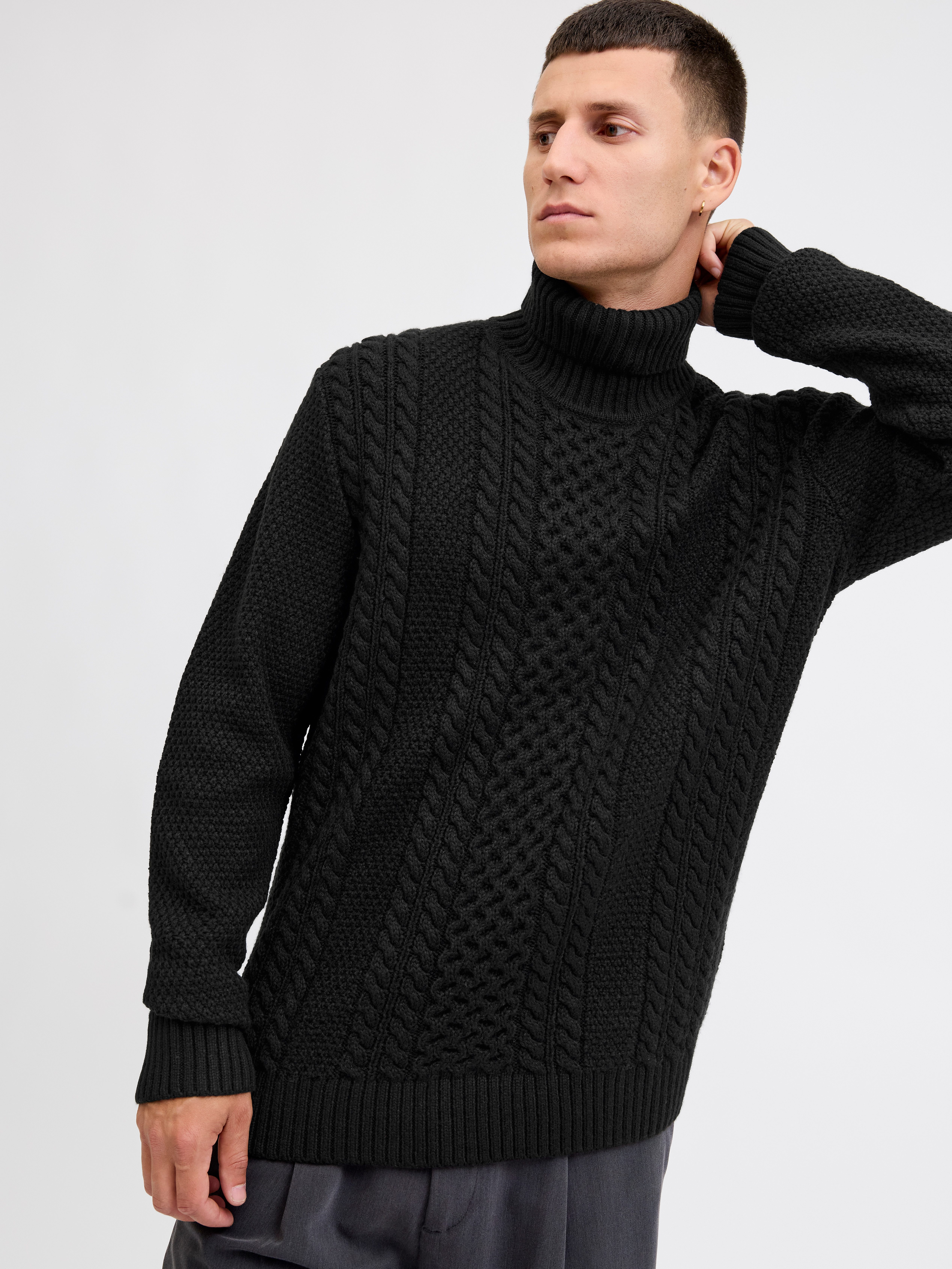 Jack & Jones Rollkragenpullover JJPAUL KNIT günstig online kaufen