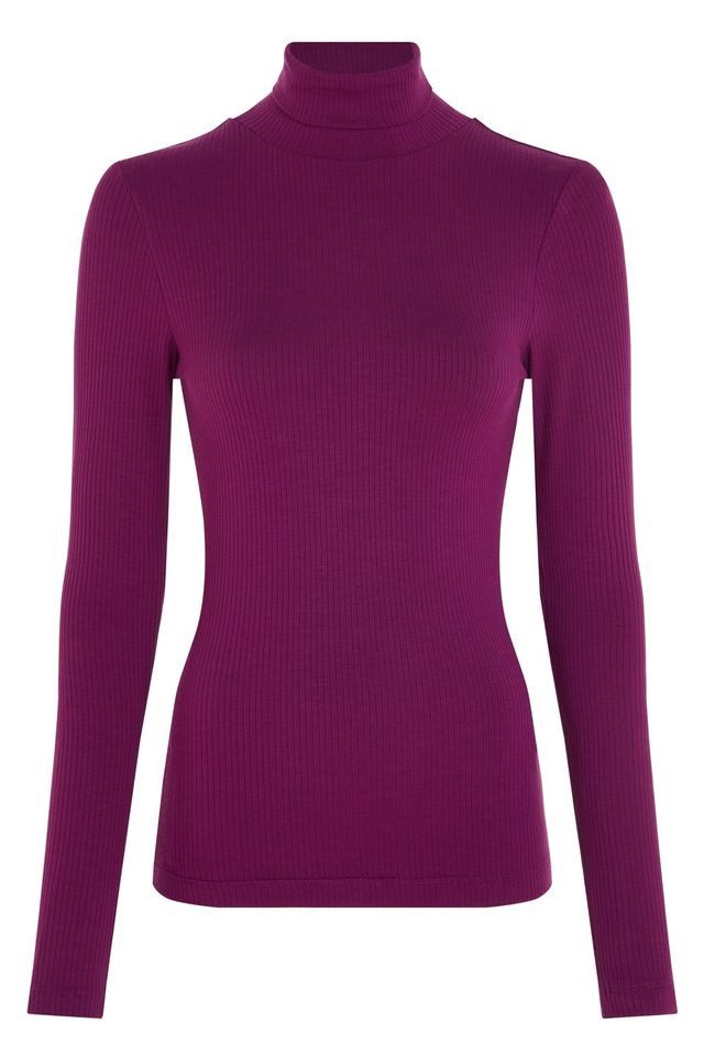 King Louie Rollkragenshirt - Langarm Rollkragen Shirt für Damen
