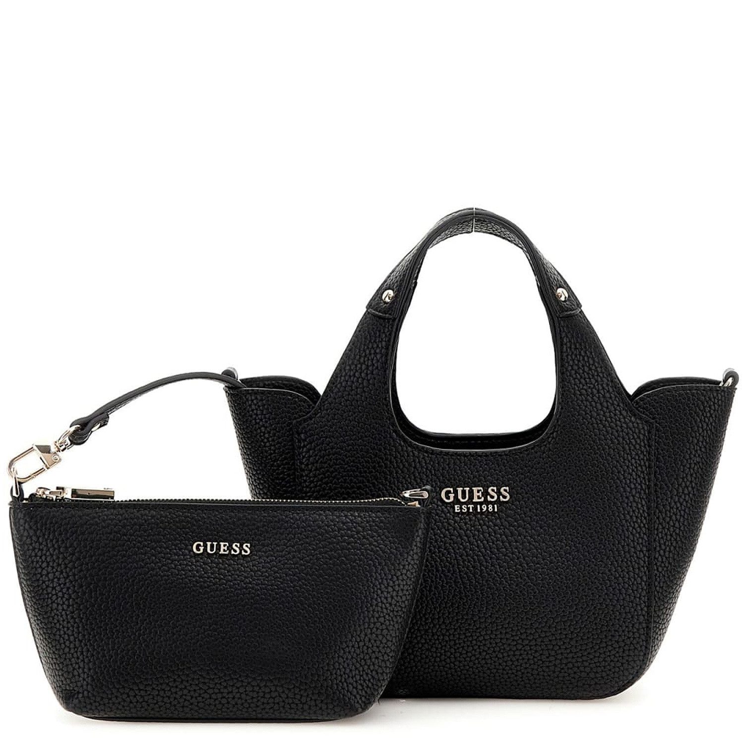 Umhängetasche GUESS Damen Handtasche Helina Black