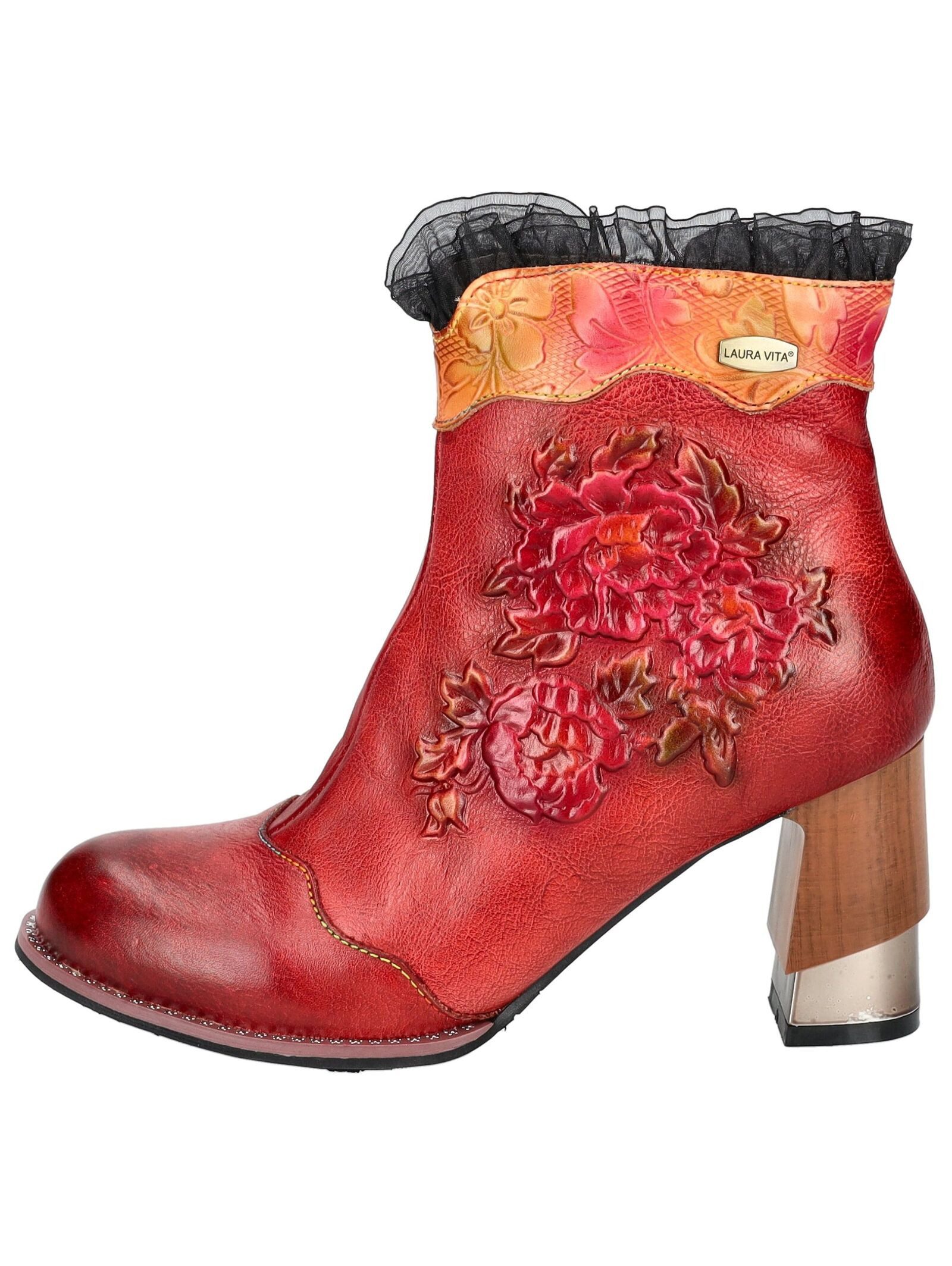 LAURA VITA Stiefelette Leder High-Heel-Stiefelette günstig online kaufen