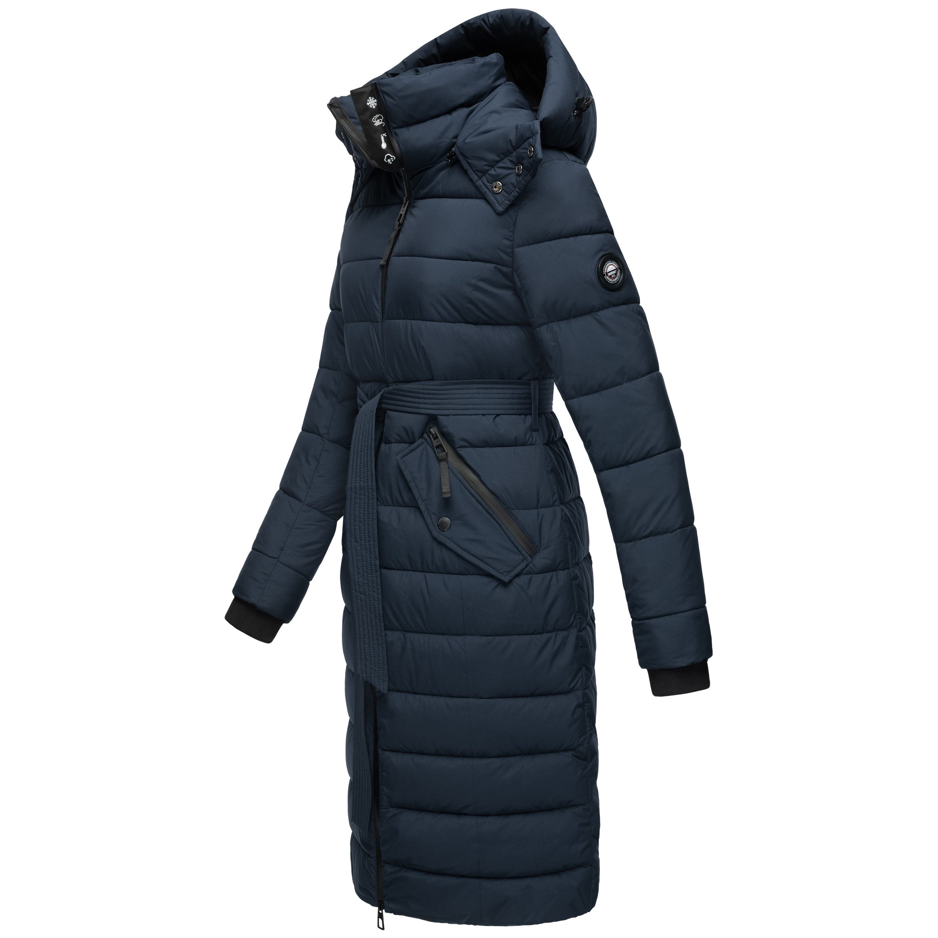 Geographical Norway Parka Damen Outdoor Winter Jacke Stepp Parka Mantel Trenchcoat CAB