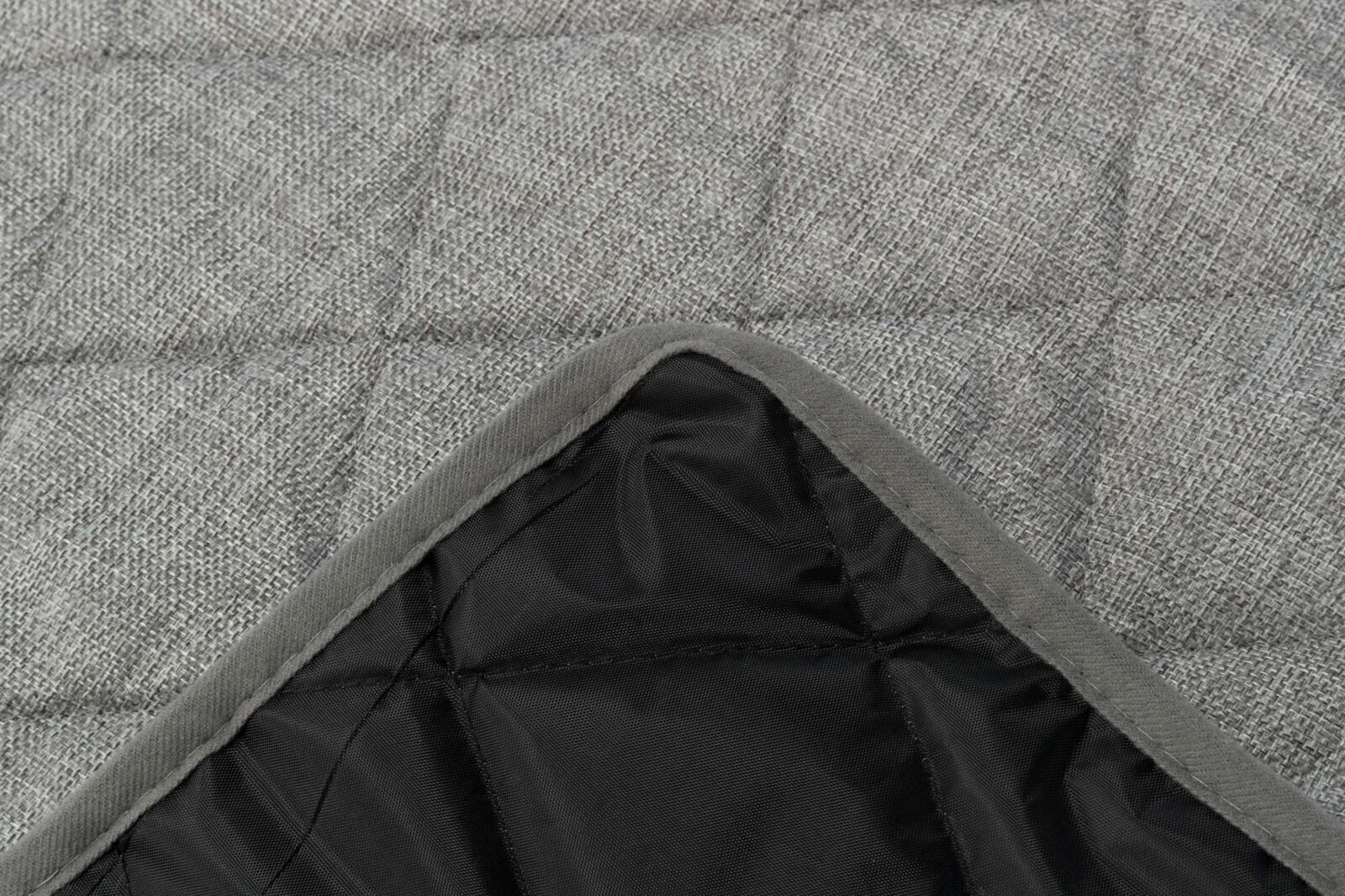 TRIXIE Tierdecke Polster-Schondecke Nero - hellgrau - 70 × 90 cm