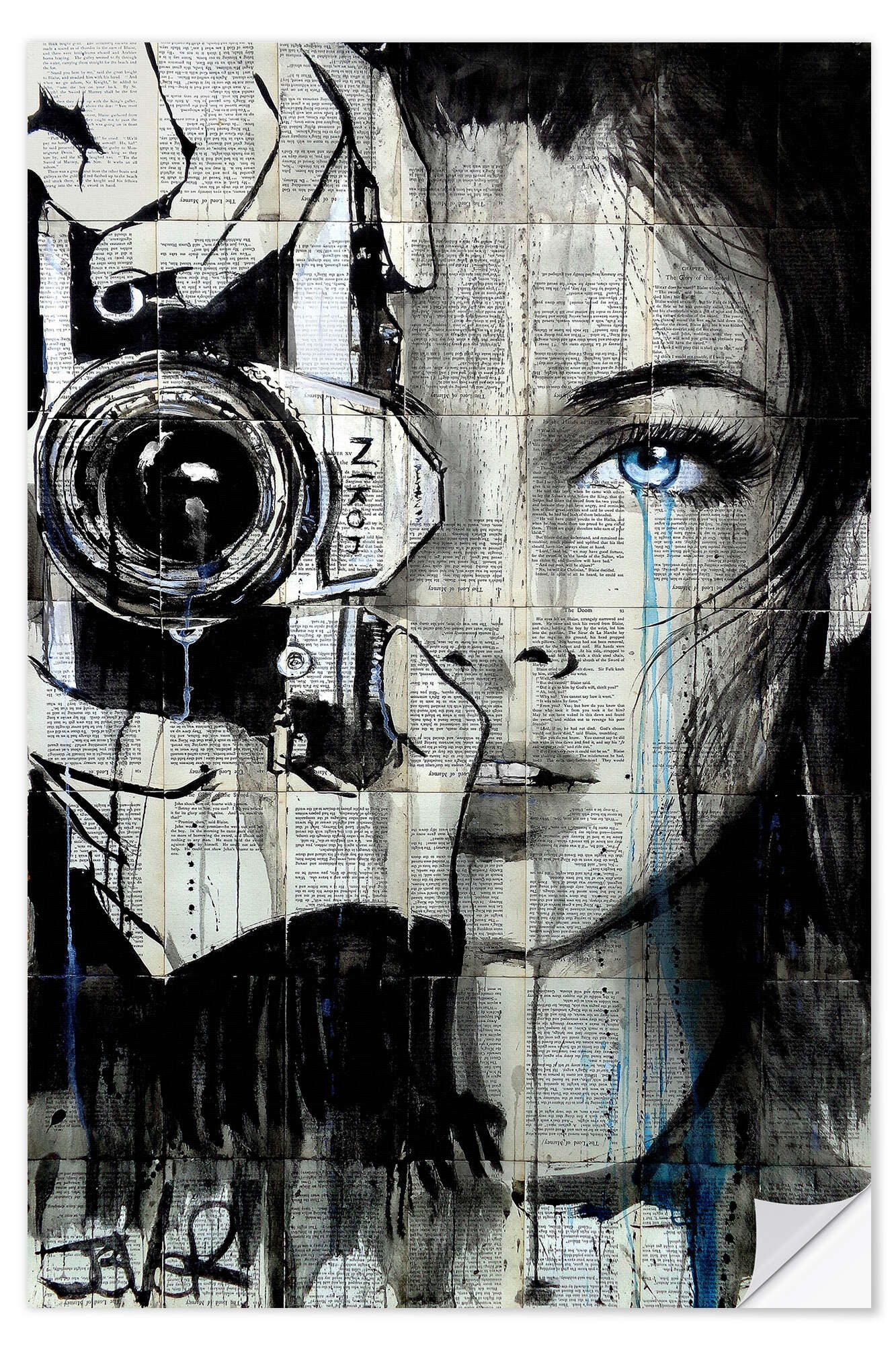 Wandfolie Loui Jover