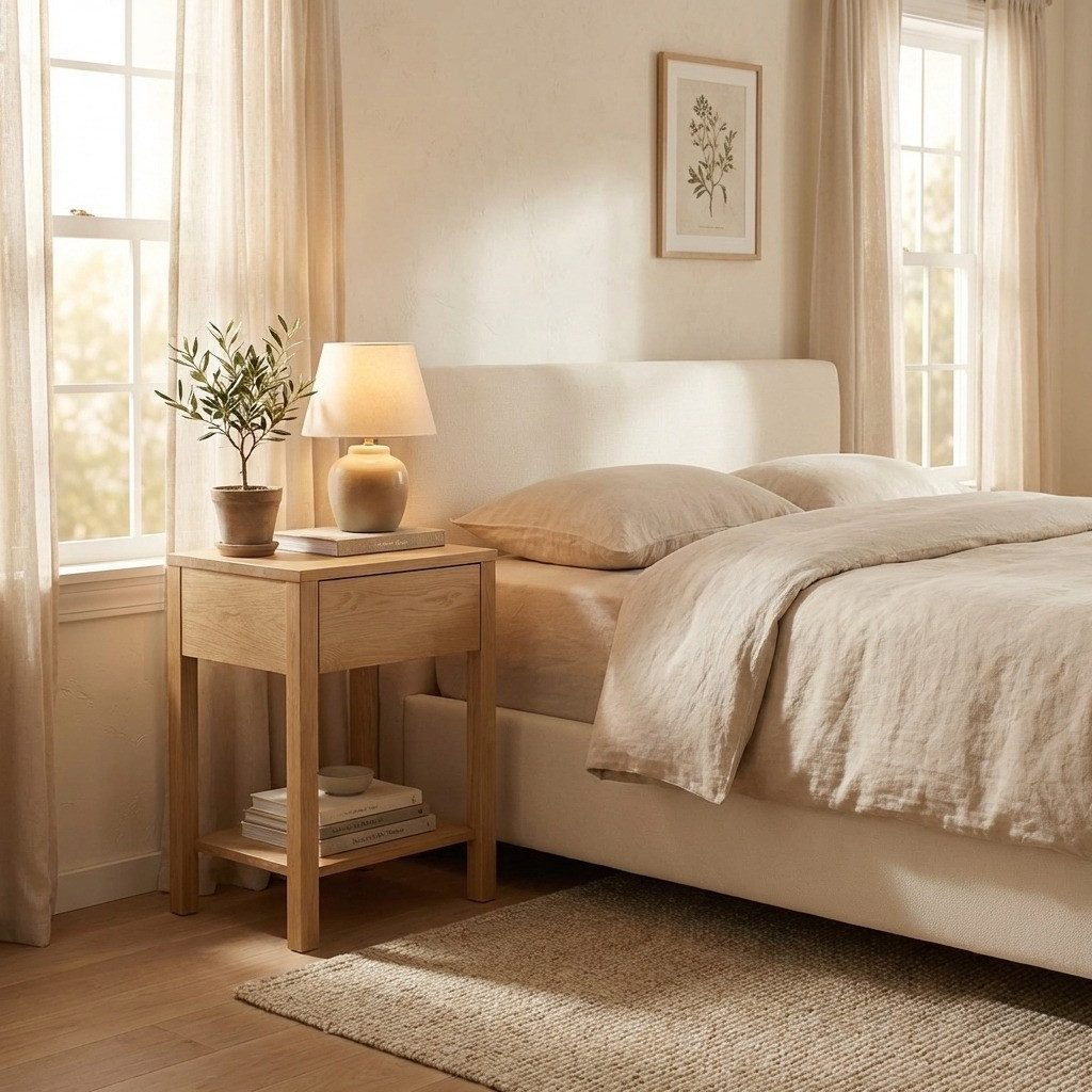 Woodek Design Nachttisch TOMMY, moderne Nachtkonsole mit Schublade, H 61 x günstig online kaufen