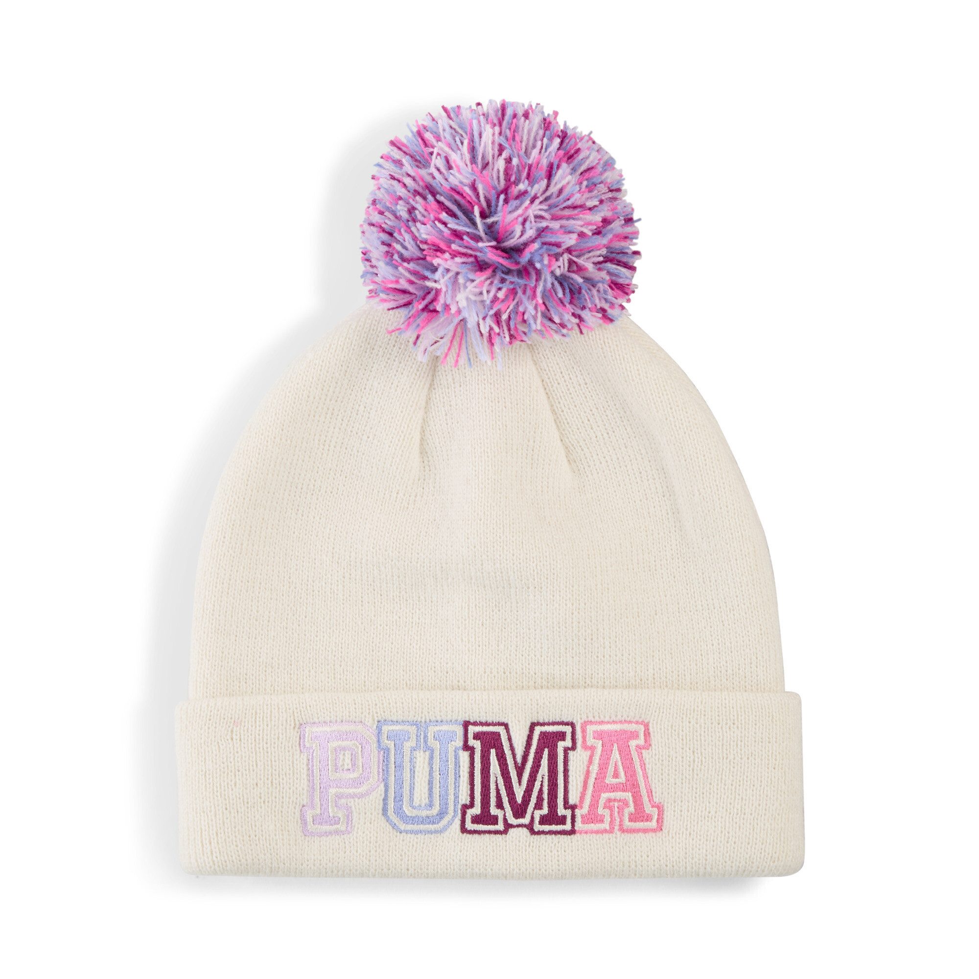 PUMA Beanie Pom Pom Beanie mit mittelhoher Krone Jugendliche