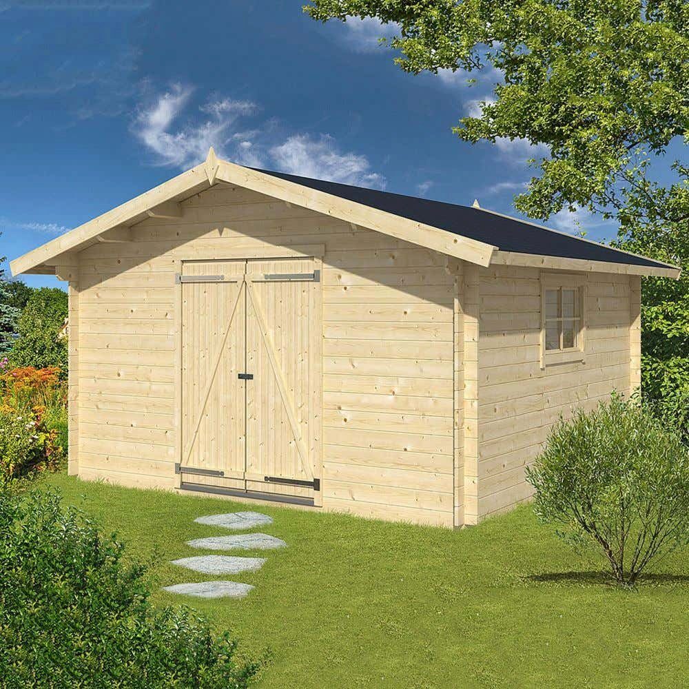 Alpholz Gerätehaus »Geräteschuppen Ragner«, BxT 460,00x470,00 cm