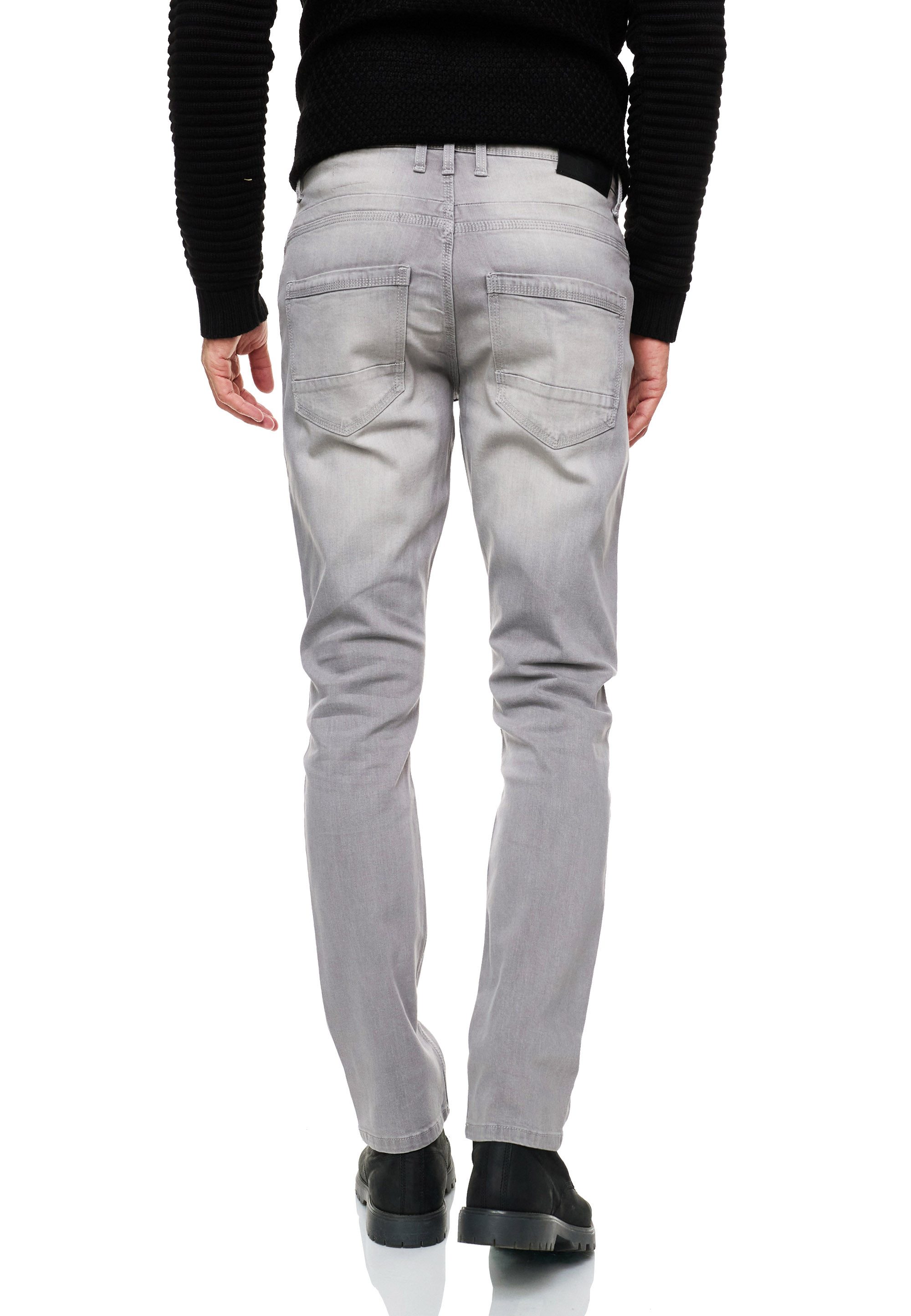 R-NEAL Slim-fit-Jeans Herren Jeanshose Cotton Stretch Business Streetwear Jeans Hose