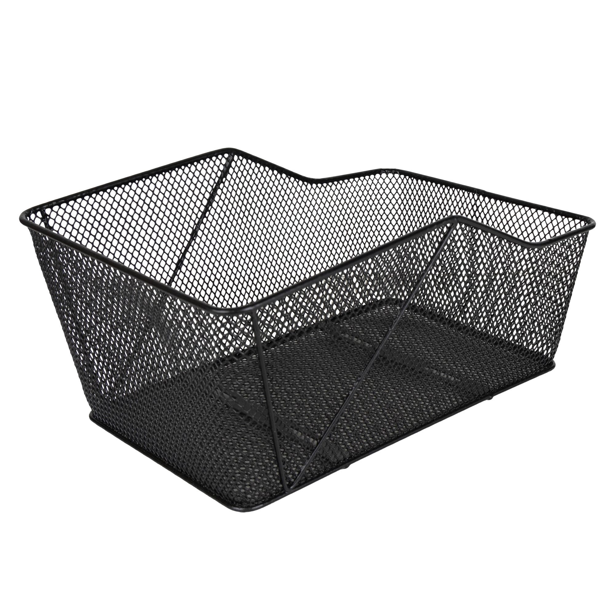 laio Fahrradkorb hinten aus Draht inkl. Befestigungsmaterial Schwarz günstig online kaufen