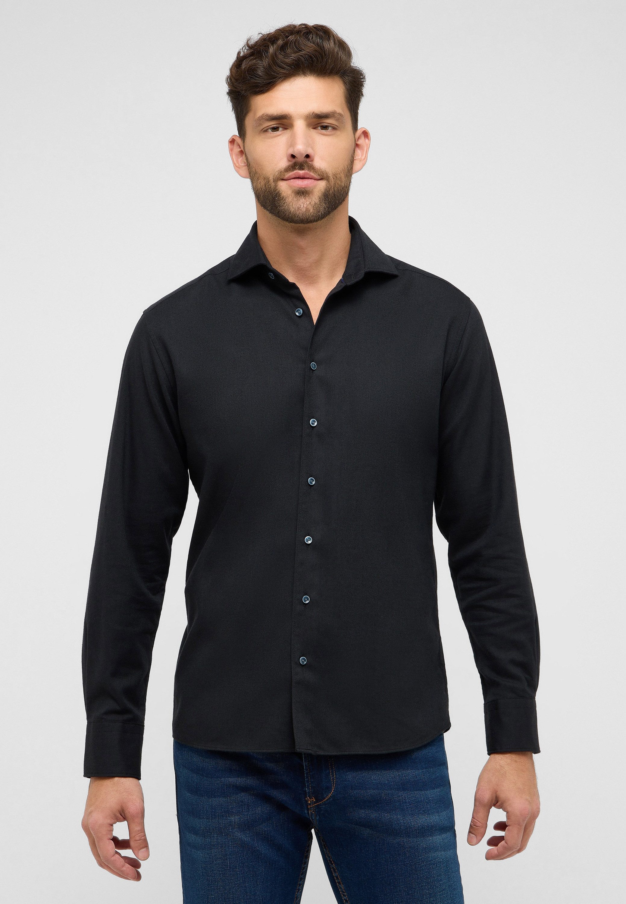 Eterna Langarmhemd MODERN FIT EASY IRON günstig online kaufen