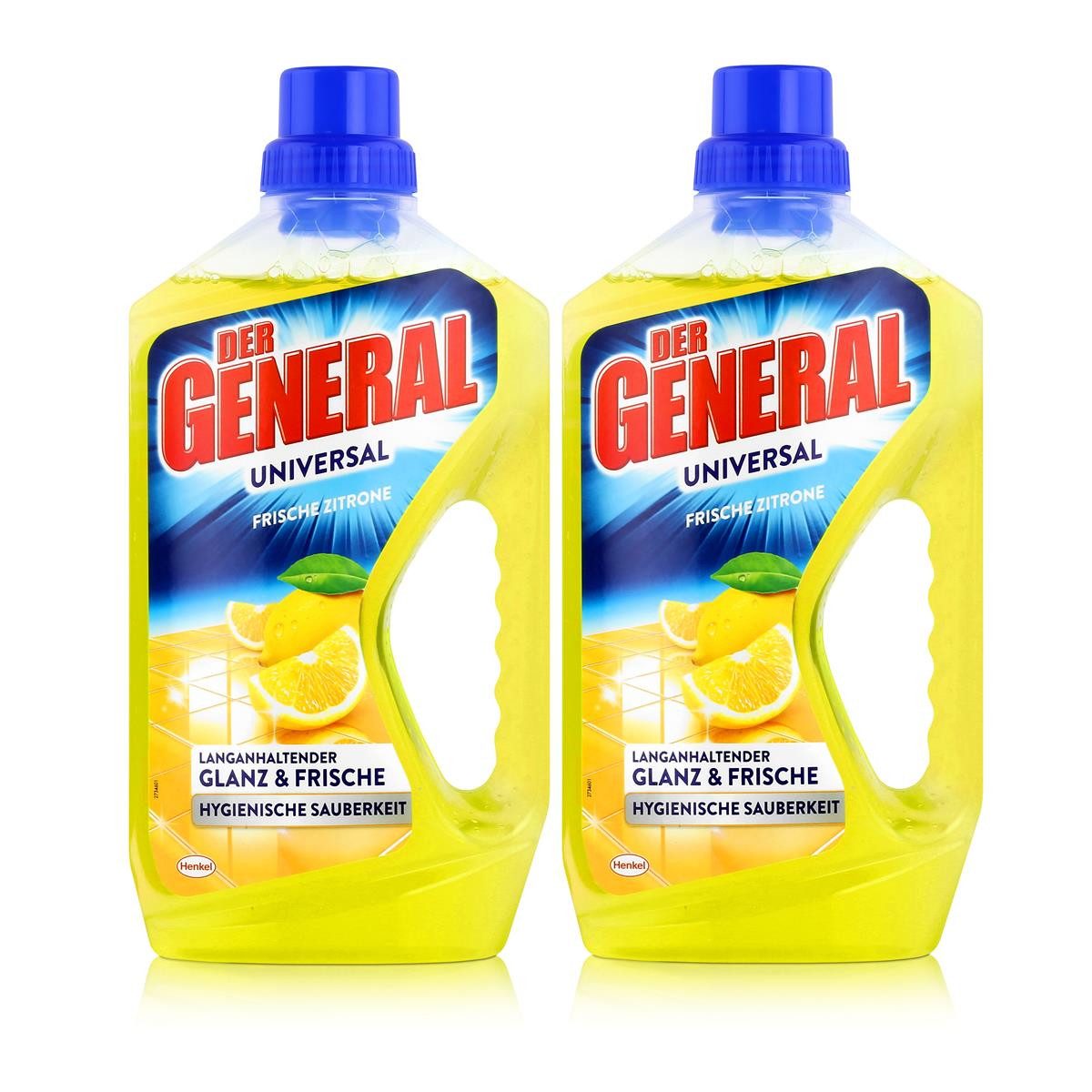 Der General Der General Universal Frische Zitrone 750ml Allzweckreiniger (2er Pack Allzweckreiniger