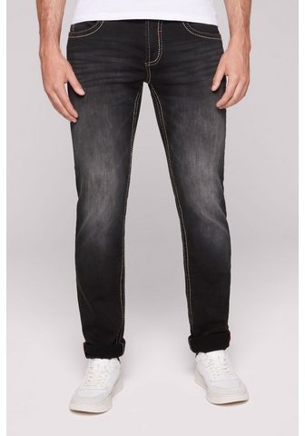 CAMP DAVID Regular-fit-Jeans su Bleaching-Effekte...