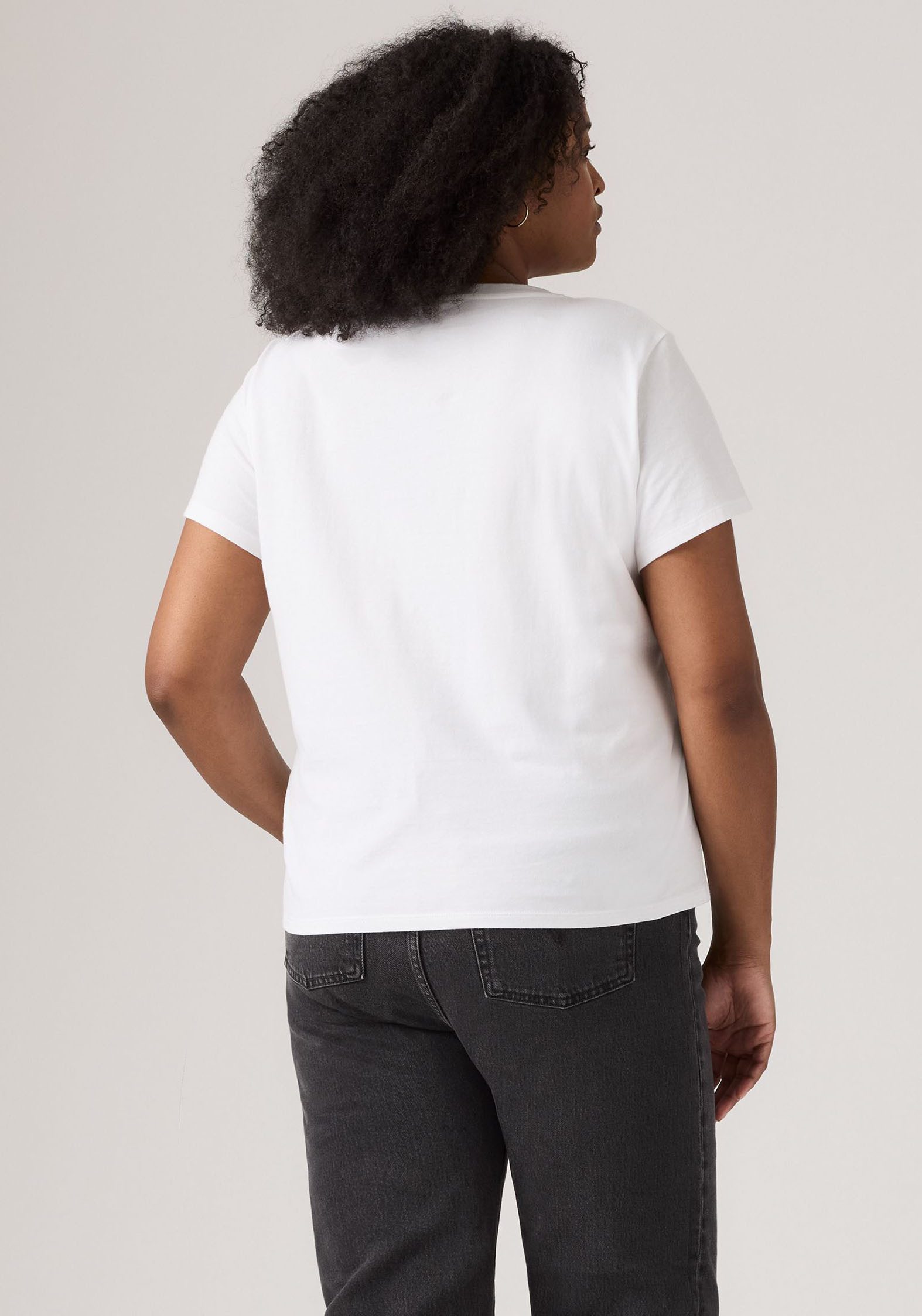 Levi's® Plus T-Shirt Perfect Tee mit Batwing-Logo
