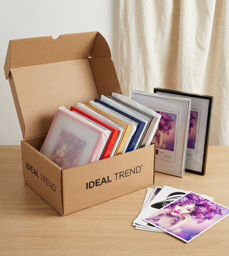 IDEAL TREND Bilderrahmen New Lifestyle Set Bilderrahmen Wanddeko Collage Poster Rahmen 2er 3er