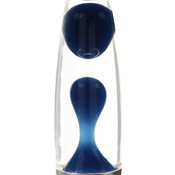 Licht-Erlebnisse Lavalampe TIMMY, Retro Lampe Blau klein 36 cm hoch Tischleuchte