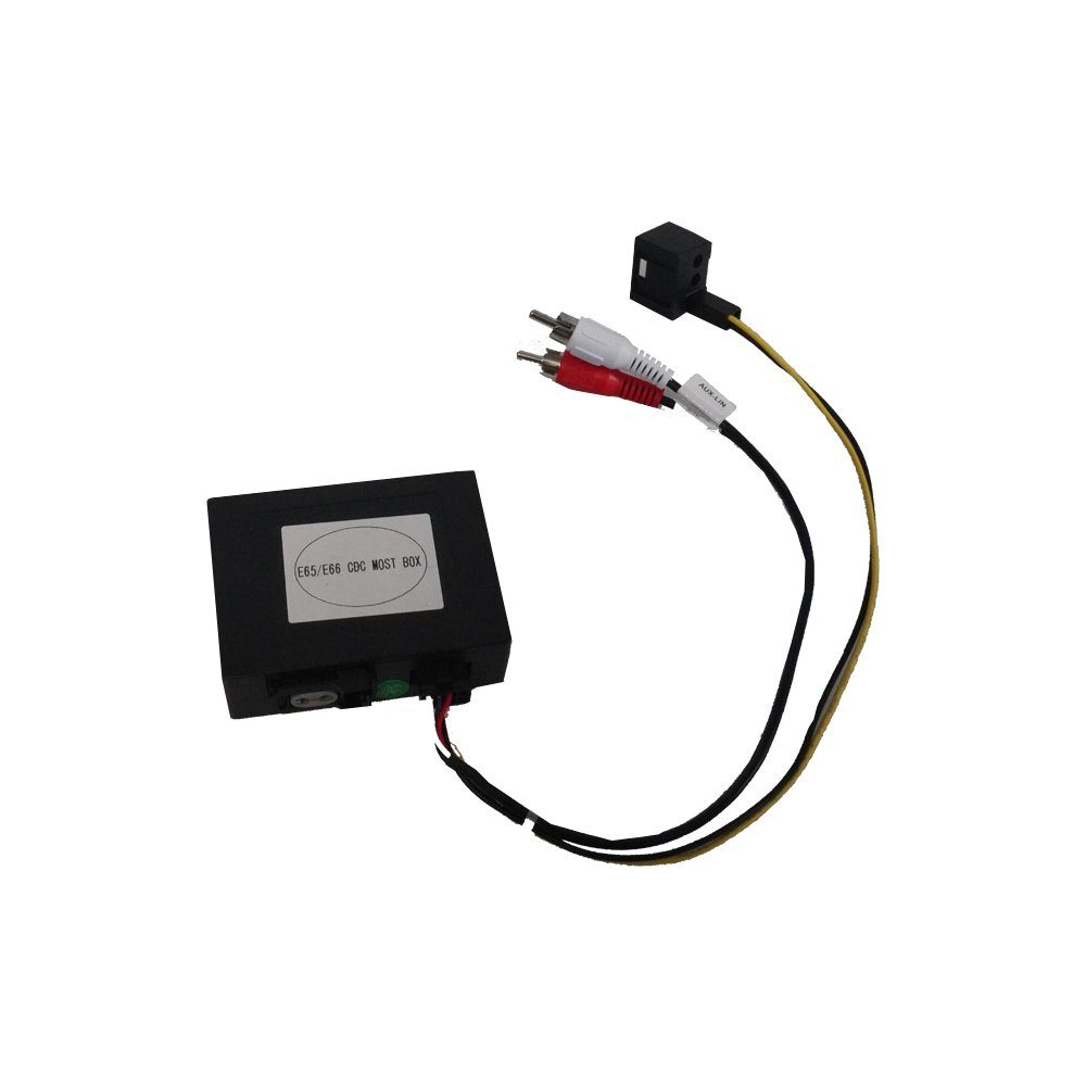 Fibre Navigationsgerät Audio Für to BMW CHANGER MOST 66 Optic Input CD AUX TAFFIO Adapter E65