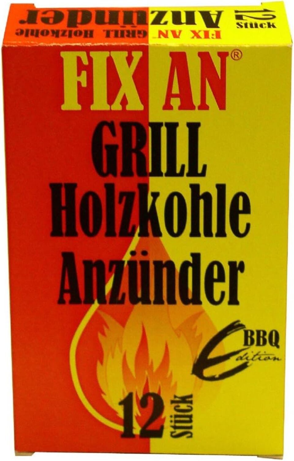 Till Grillanzünder Grill Holzkohle Anzünder "FIX AN", 12 Stück für Grill, Ofen, (1-St)