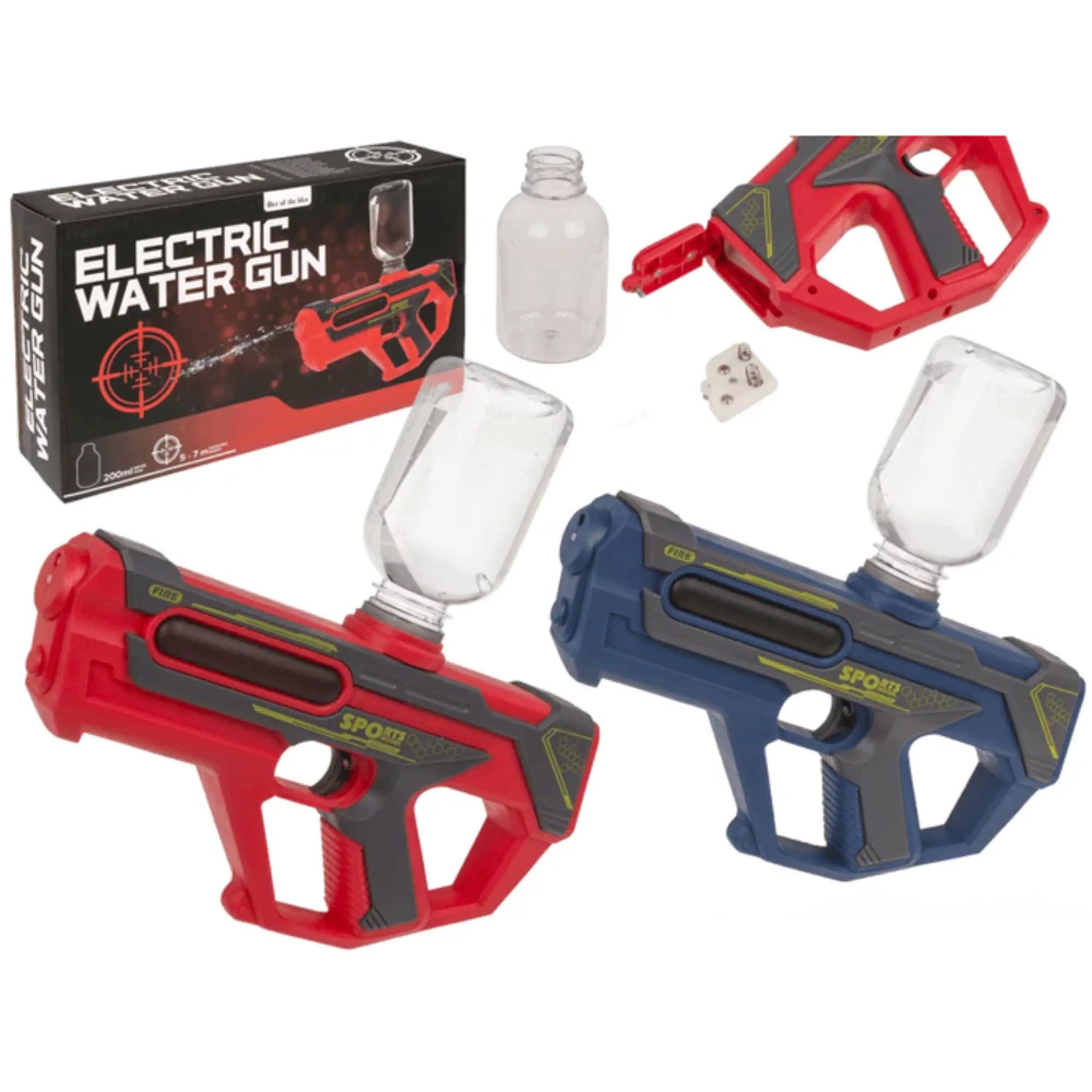 Sport-Knight® Wasserpistole Elektrische Wasserpistole mit 200 ml Tank & 7 m Reichweite