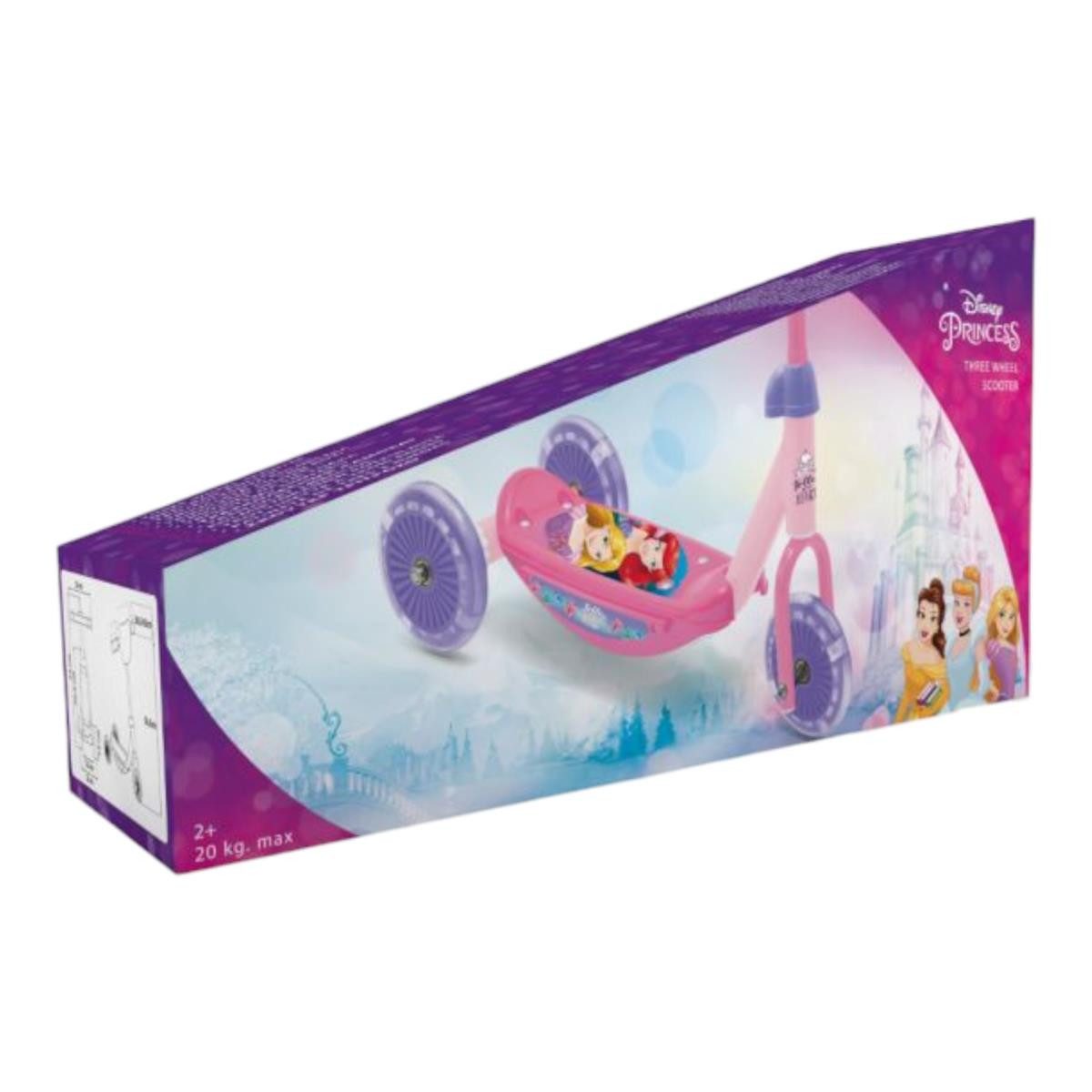 Disney Princess Cityroller Disney Princess 3-Rad-Kinderroller, Pink, Ab 3 Jahren, 2,1 kg