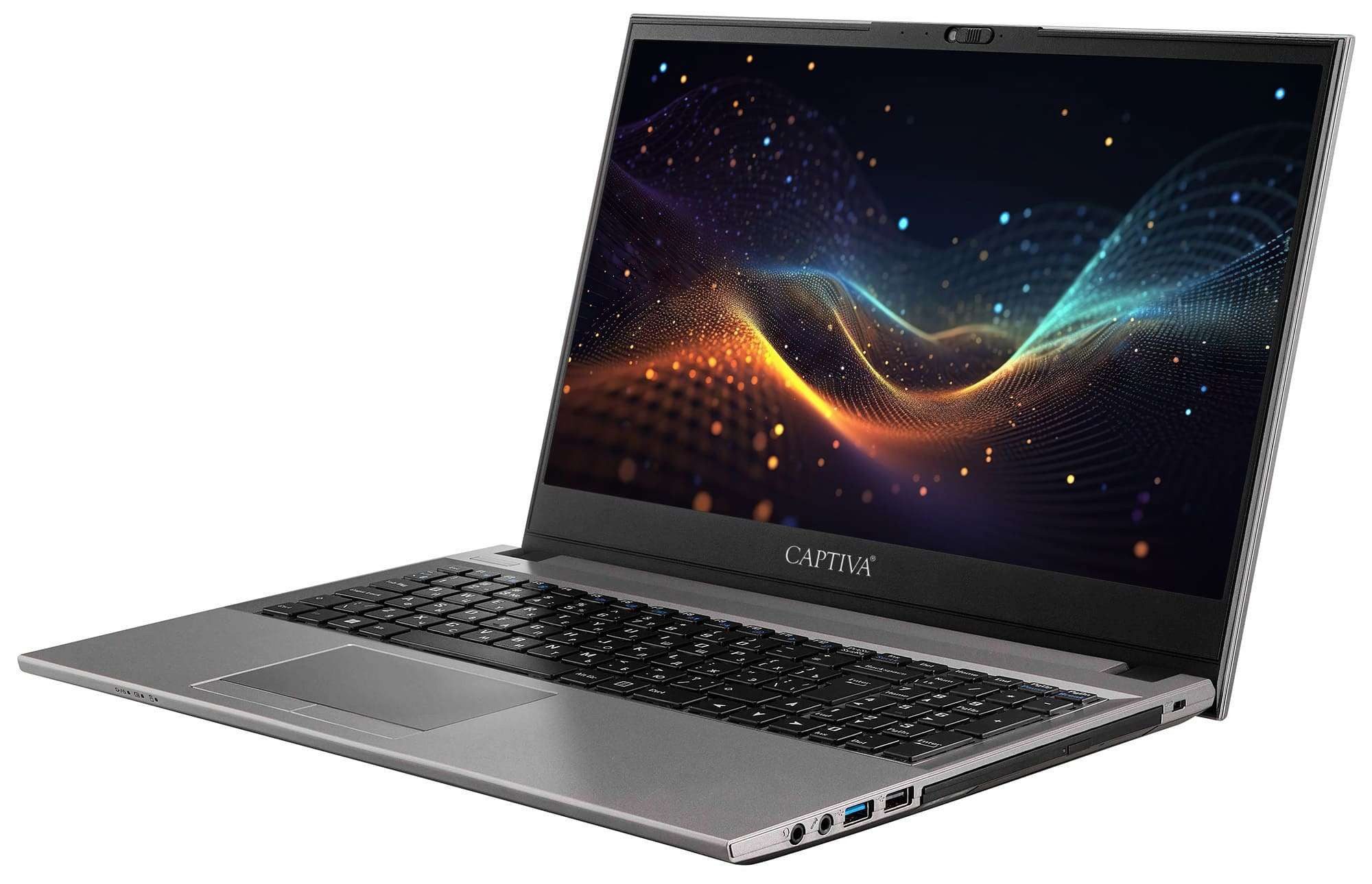 CAPTIVA Business/Office I10-0773GE Notebook (39.6 cm/15.60 Zoll, Intel Core i7 1255U, Intel Iris Xe Graphics, 32 GB, 2000 GB SSD, WLAN & Bluetooth, Tastatur: DE Layout, ohne Betriebssystem)