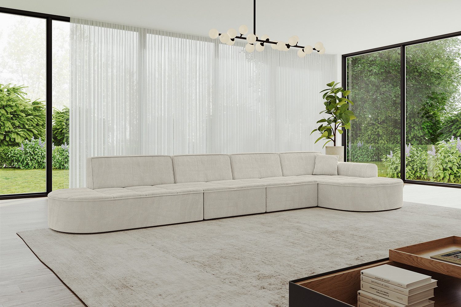 ALTDECOR Ecksofa TARO-L3, Sofa Praktische Bequeme Funktionsecke Couch L-Form Eckcouch, Corner Sofa L-Form Vielseitige Sofa Wohnlandschaft Wohnzimmer