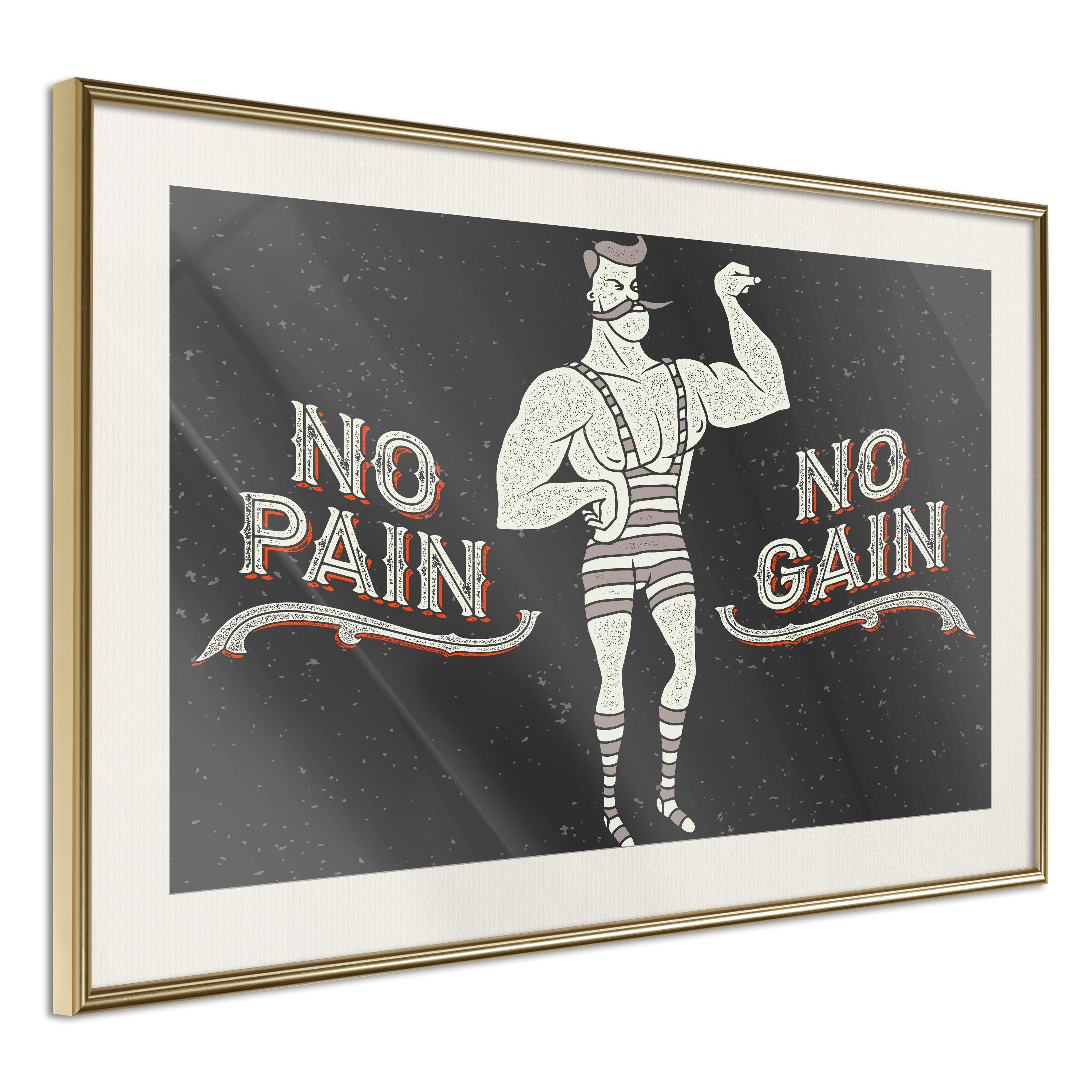 Artgeist Poster No Pain No Gain []