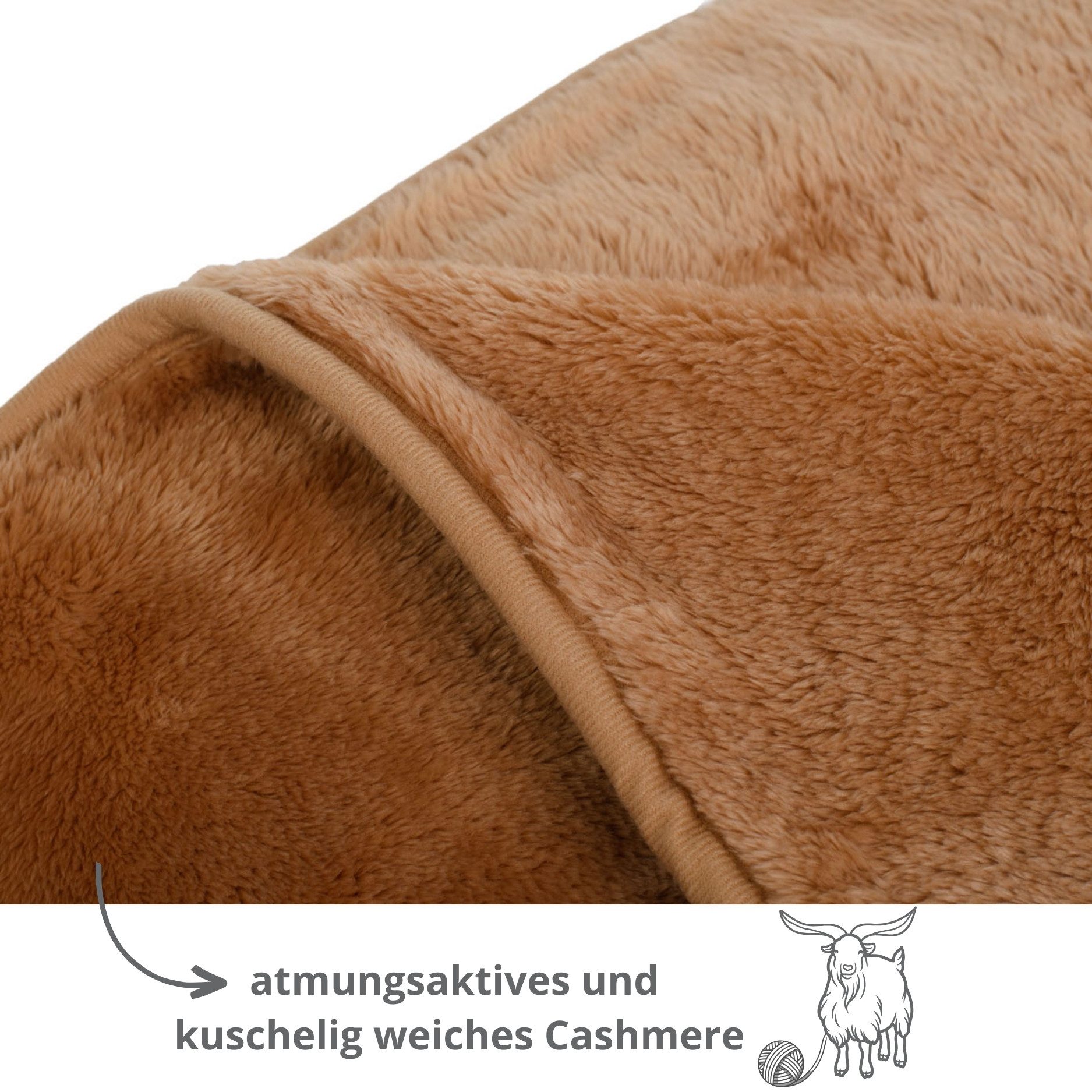 Wohndecke Kuscheldecke Cashmere Feeling, liebling, wärmeisolierend, günstig online kaufen
