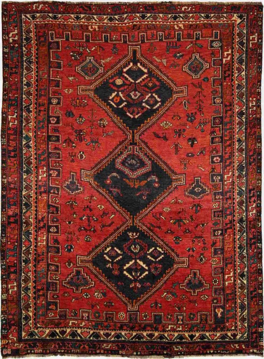 mm Höhe: Shiraz Perserteppich, Orientteppich / 209x279 Orientteppich Trading, 10 rechteckig, Handgeknüpfter Nain