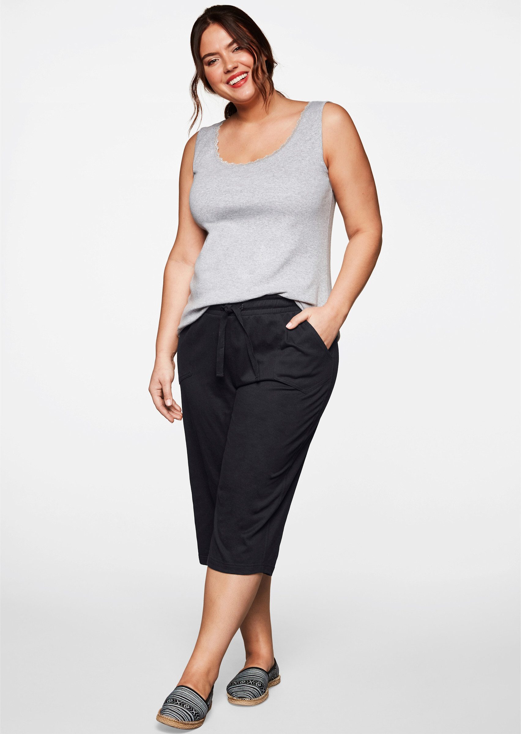 Sheego Shorts Caprihose günstig online kaufen
