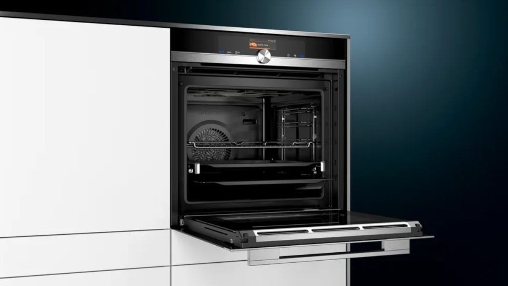 SIEMENS Backofen-Set Pyrolyse Vollauszug + Elektrokochfeld Booster Edelstahlrahmen 60 cm