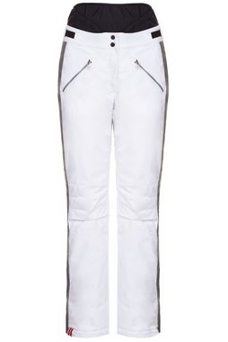 Almgwand Trachtenjeans Skihose Damen - SCHÜSSELKOPF - weiß/grau meliert