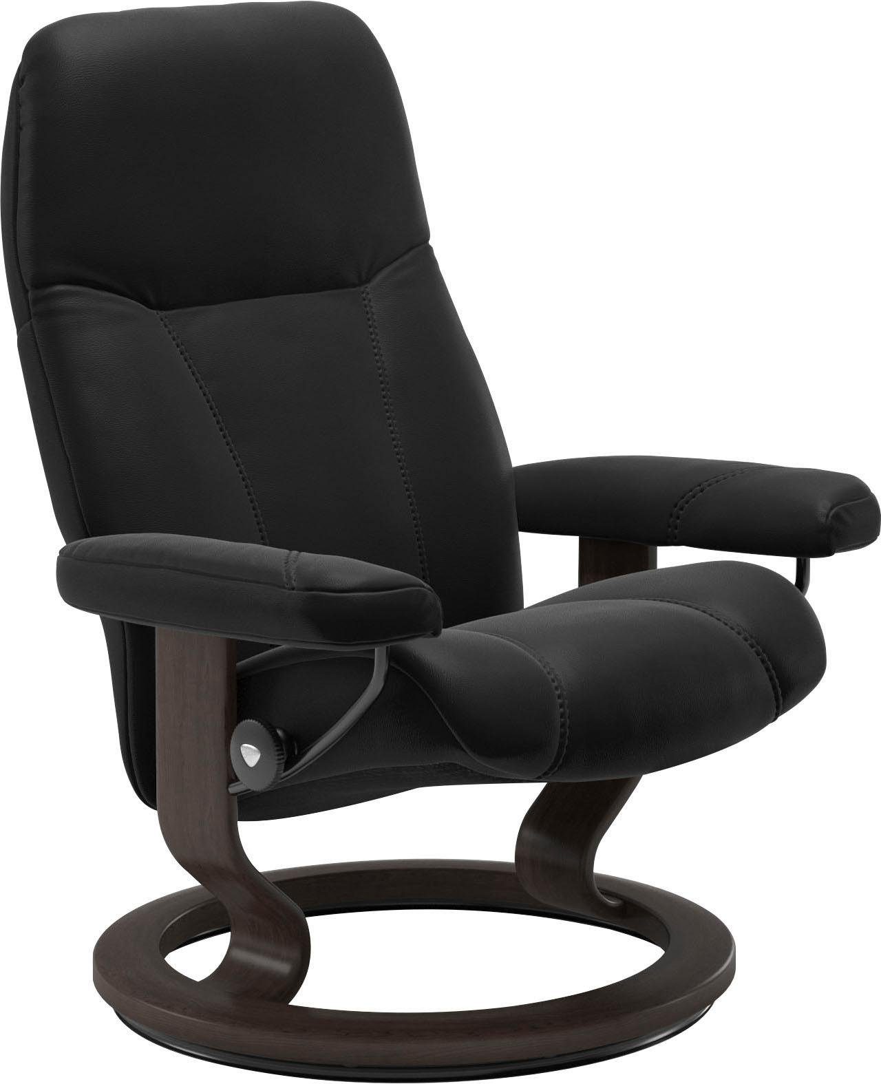 Stressless® Relaxsessel Classic mit Gestell Größe Consul, Wenge L, Base