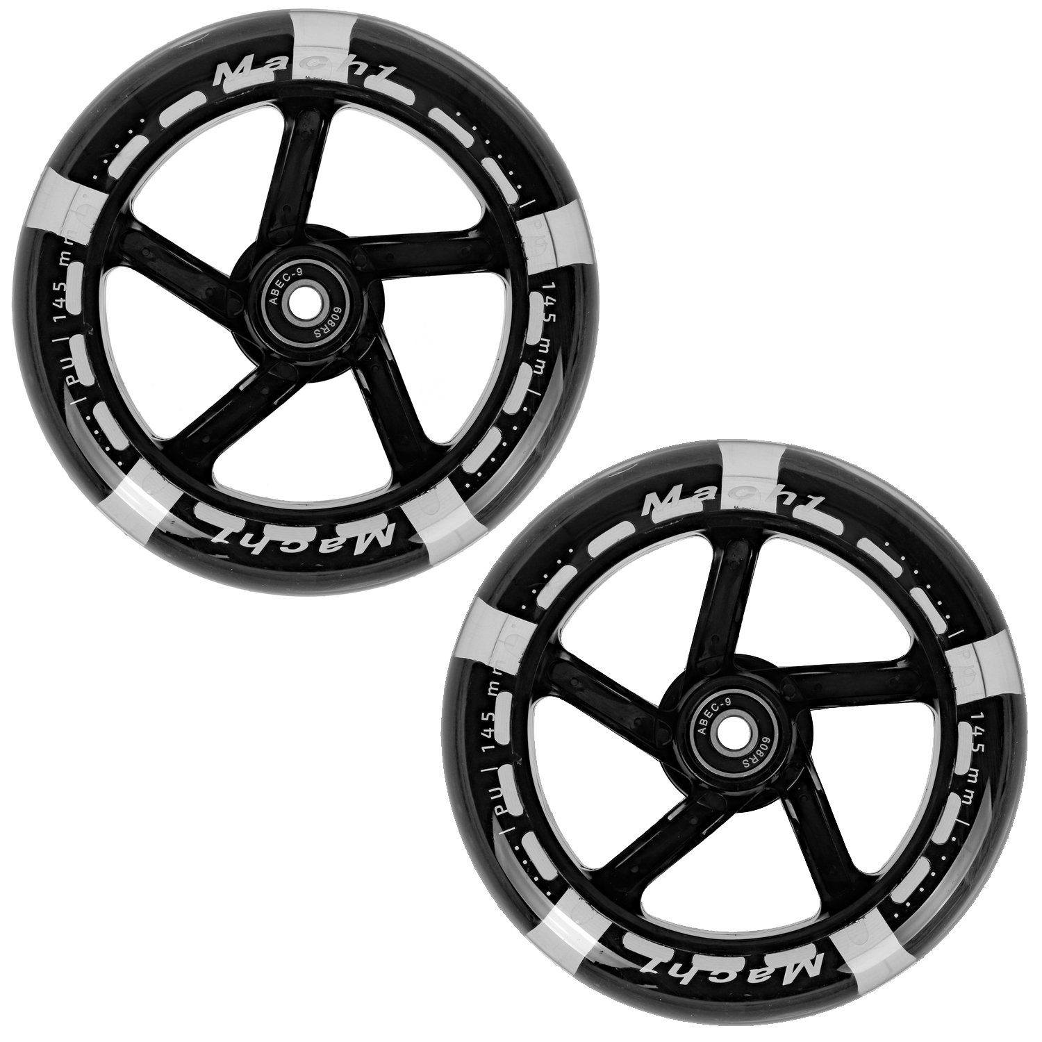 Mach1 Cityroller 2 Stück 145x30mm Kickscooter Rollen-Set