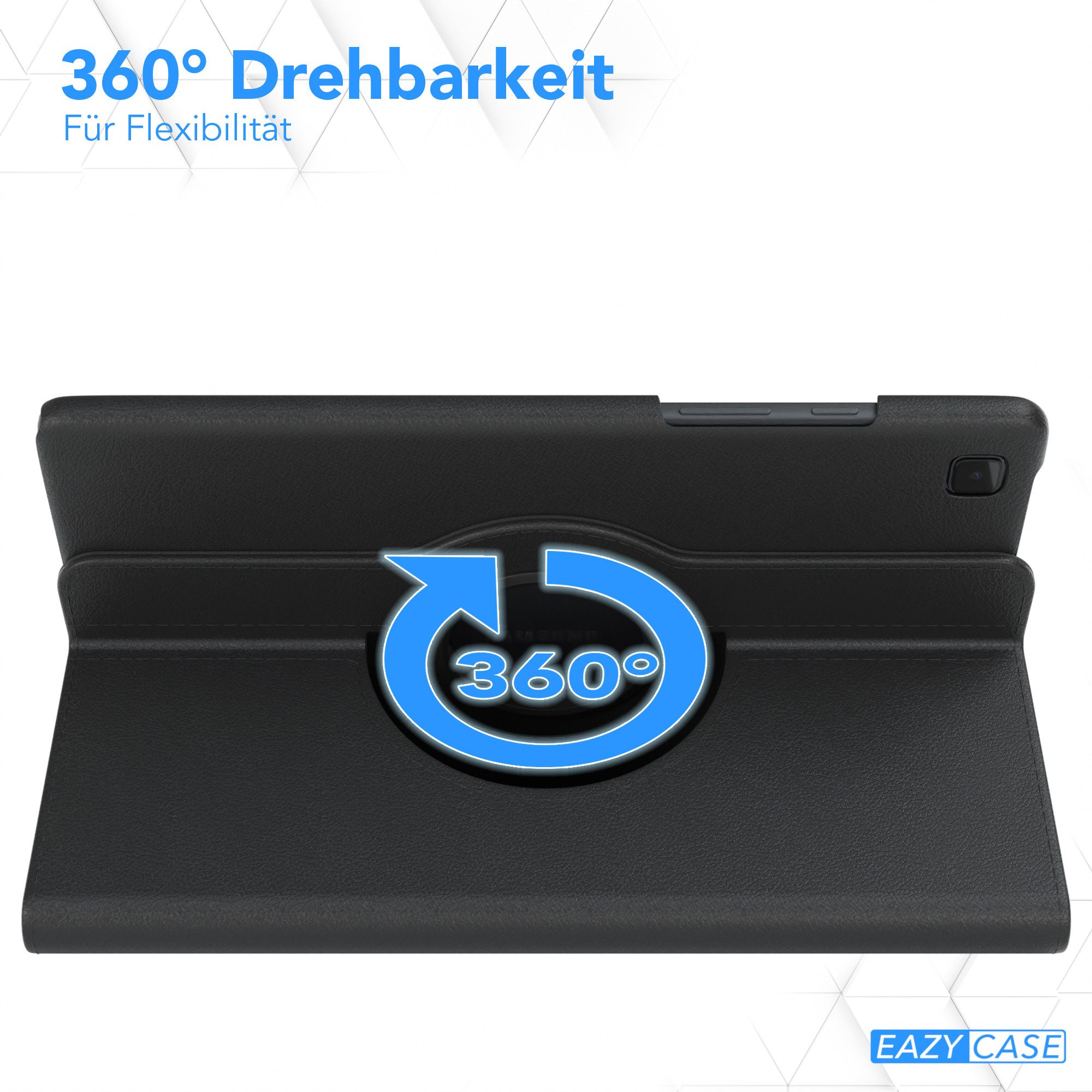 EAZY CASE Tablet-Hülle Rotation Case für Samsung Galaxy Tab A7 10,4 Zoll, Hülle 360° drehbar mit Standfunktion Etui Anti-Kratz Tasche Schwarz – Bild 3 von 5